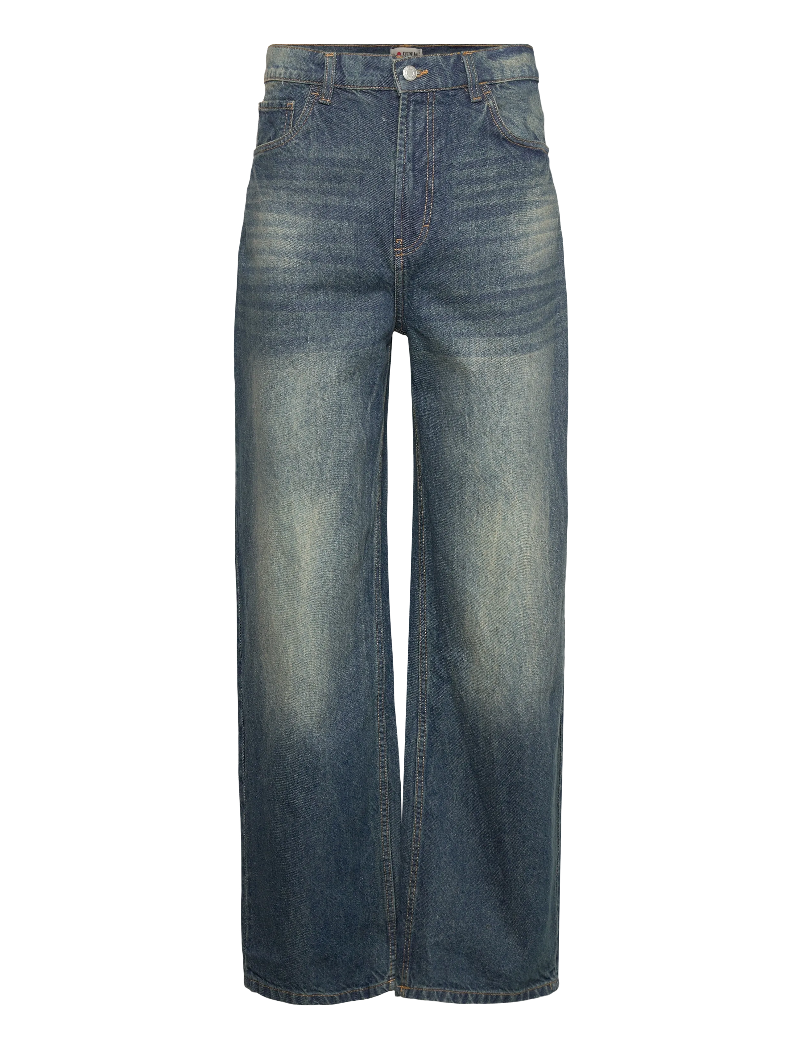 Denim Project DP Detroit Baggy Ring jeans - Teksad - MID BLUE VINTAGE / blue