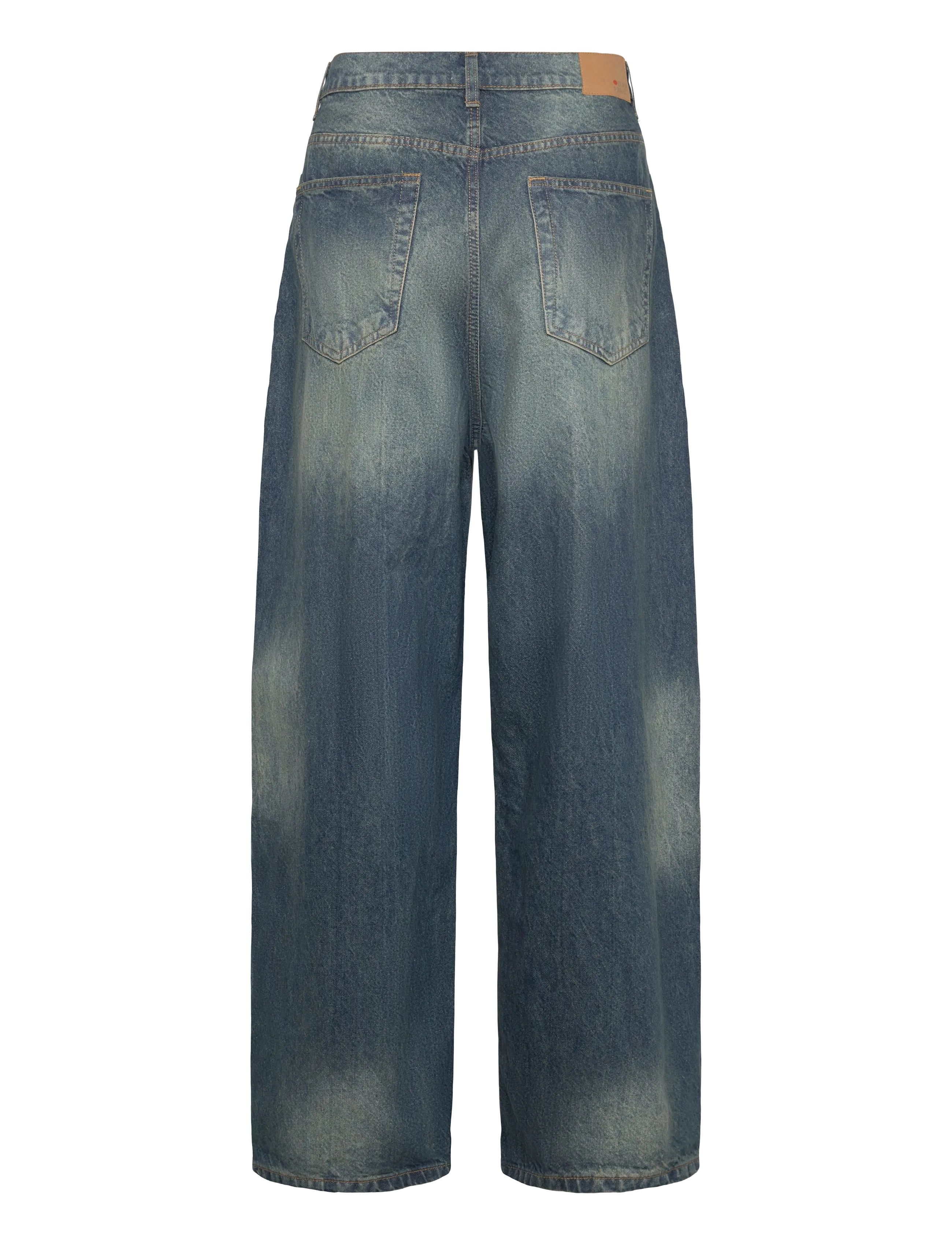 Denim Project - DP Phoenix Super Baggy Ring Je - bukser & jeans - mid blue vintage - 1