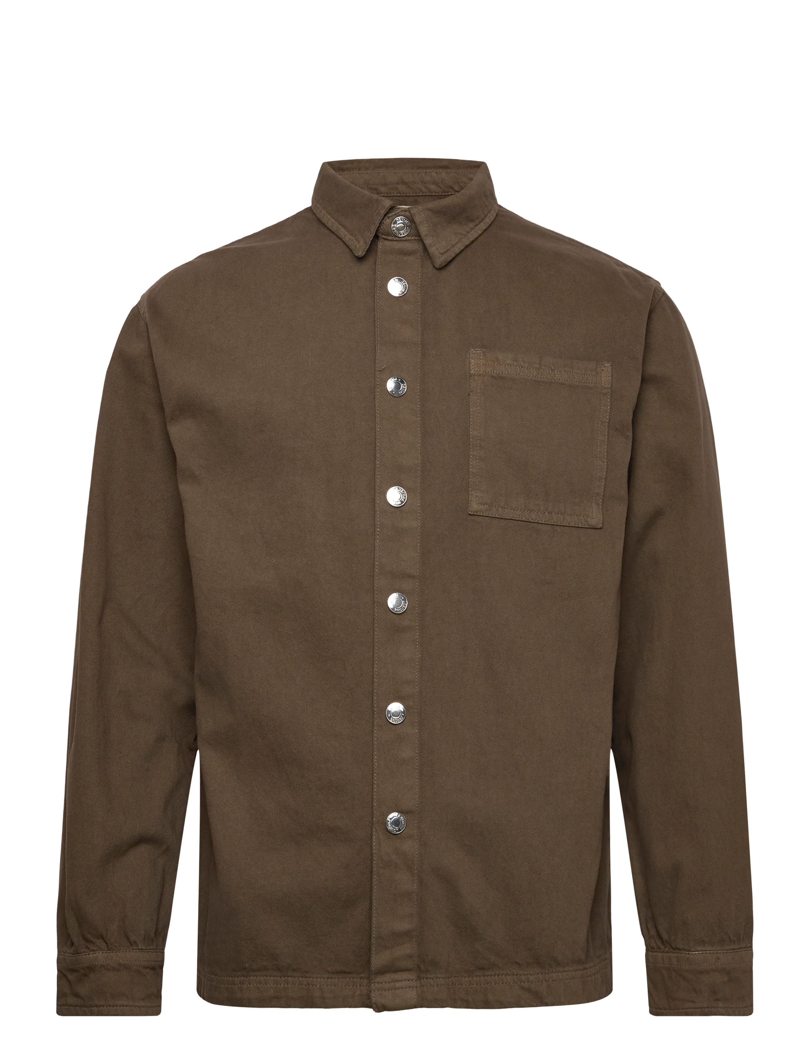 Denim Project DPColor Denim Overshirt - Booztlet only men - CANTEEN BROWN / brown
