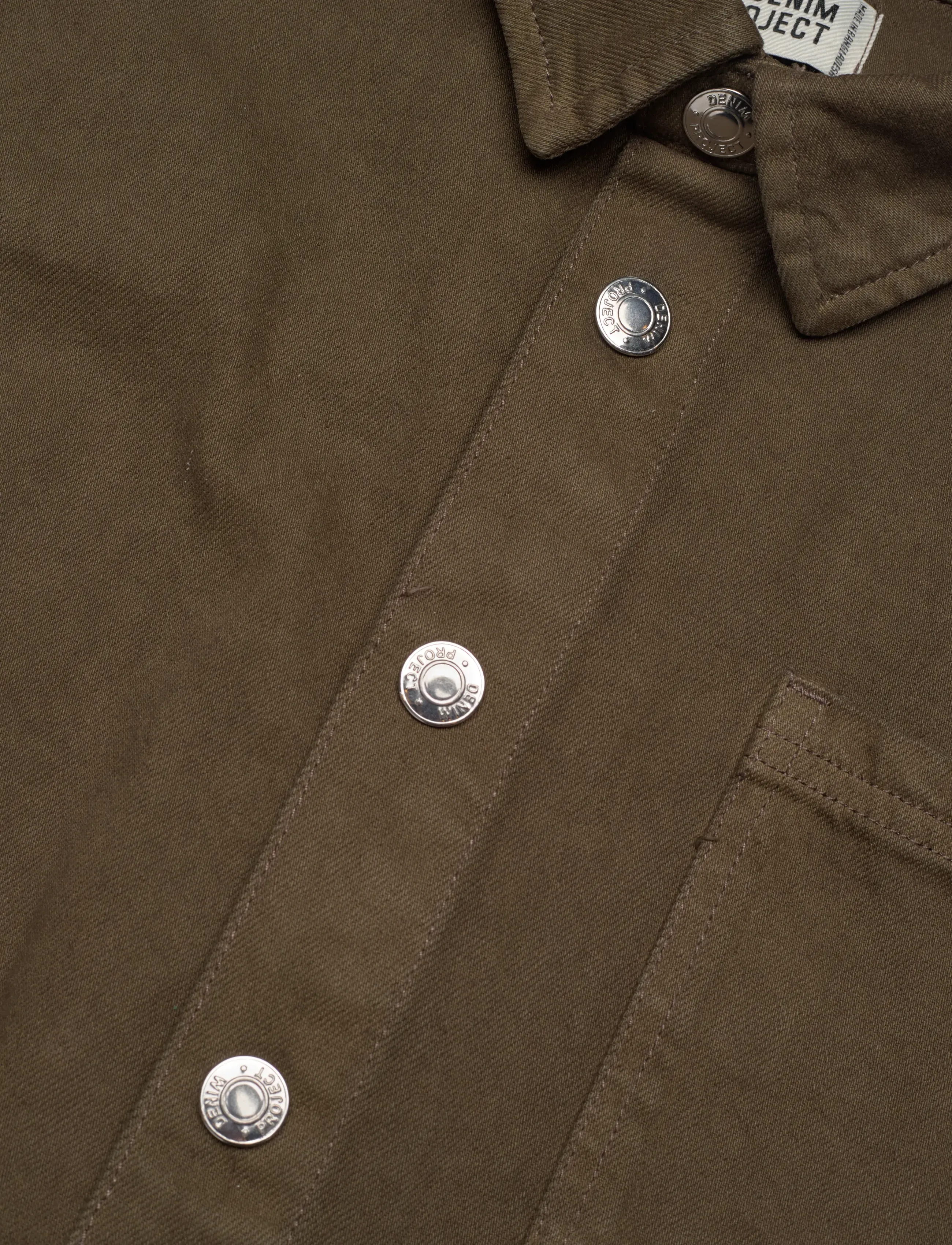 Denim Project - DPColor Denim Overshirt - kevadjakid - canteen brown - 2