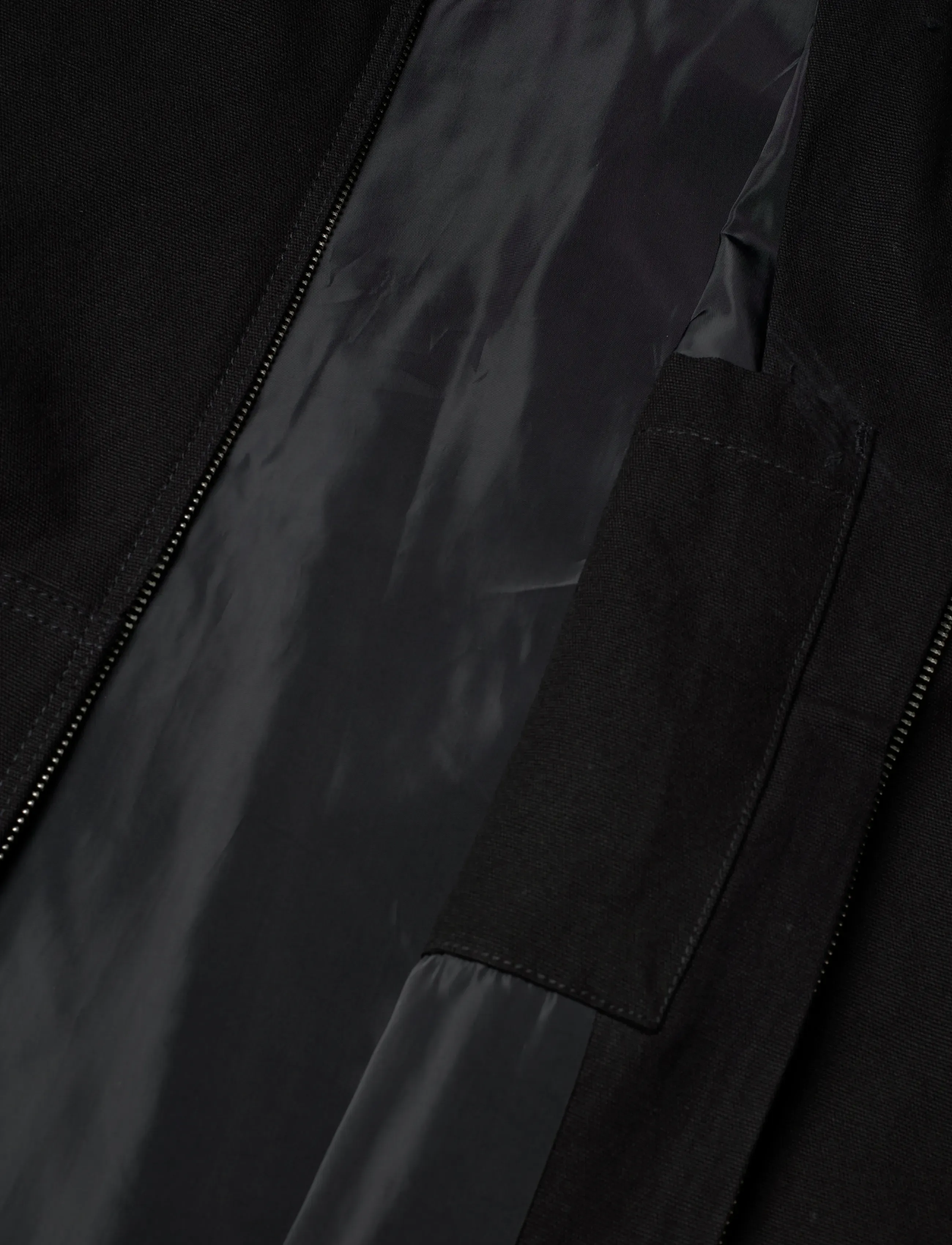 Denim Project - DPWorker Hoodie Jacket - overtøj - black - 4