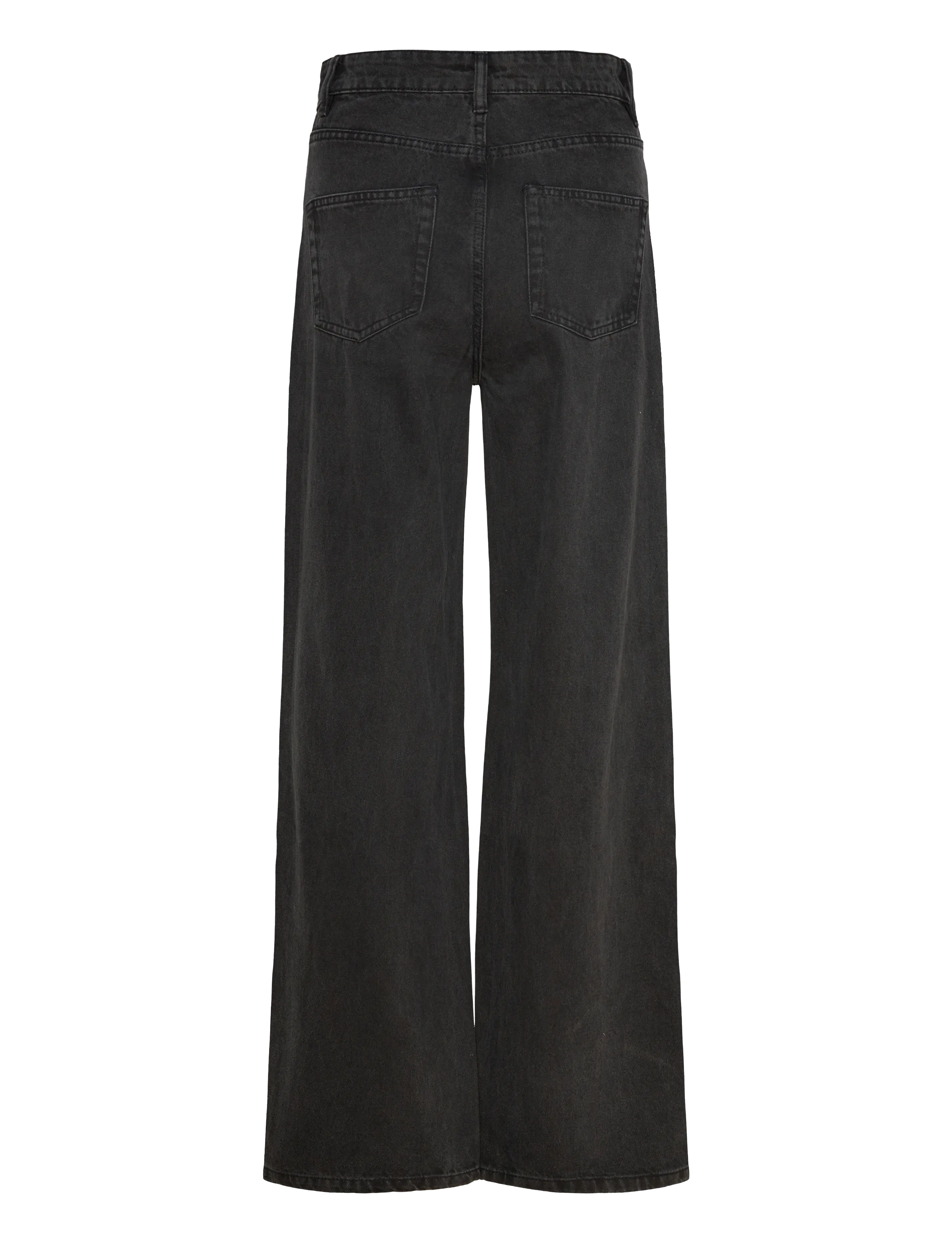 Denim Project - DPWHigh Rise Straight Jeans - laveste priser - black/grey wash - 1