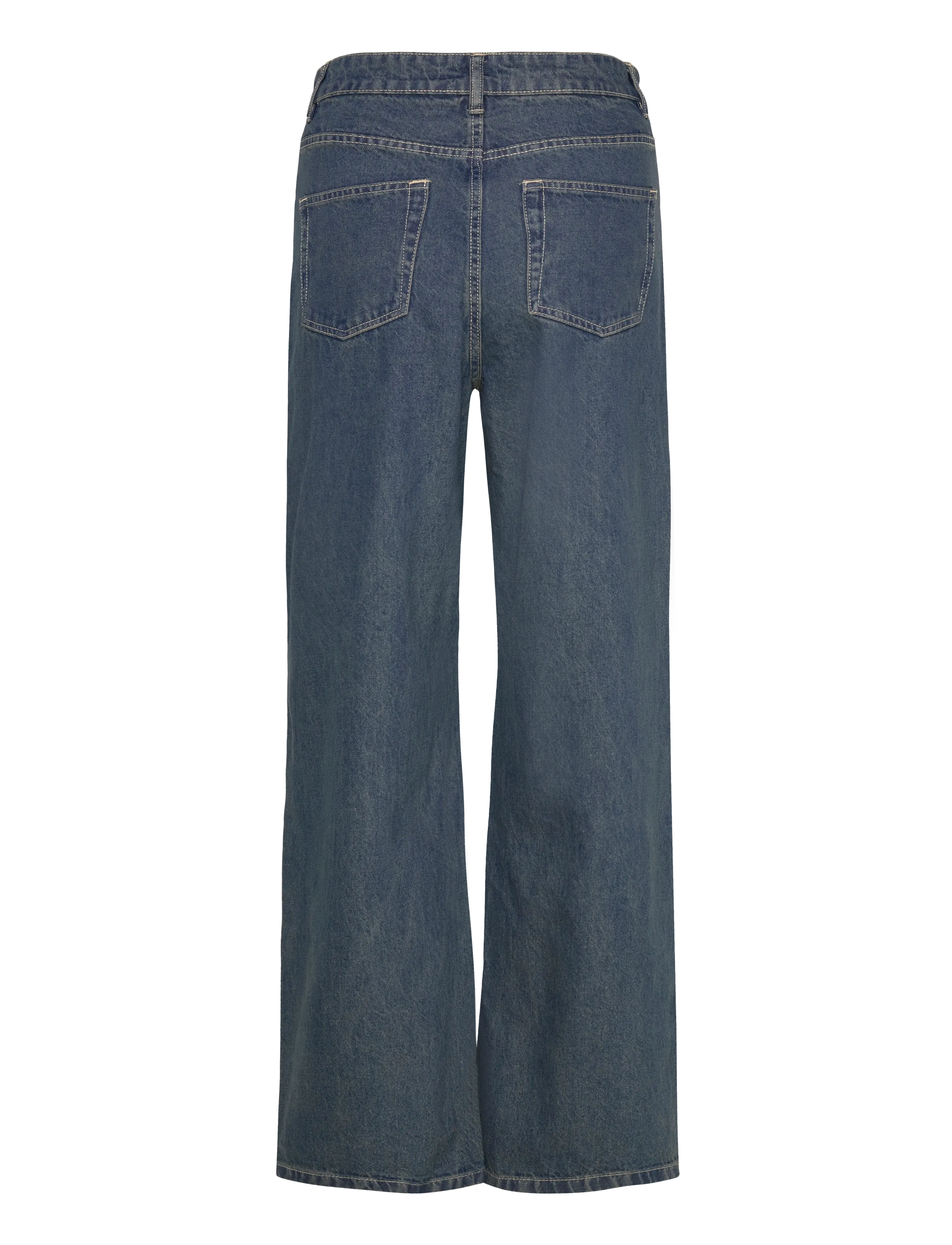 Denim Project - DPWMid Rise Wide Colour Jeans - laveste priser - brown tint - 1