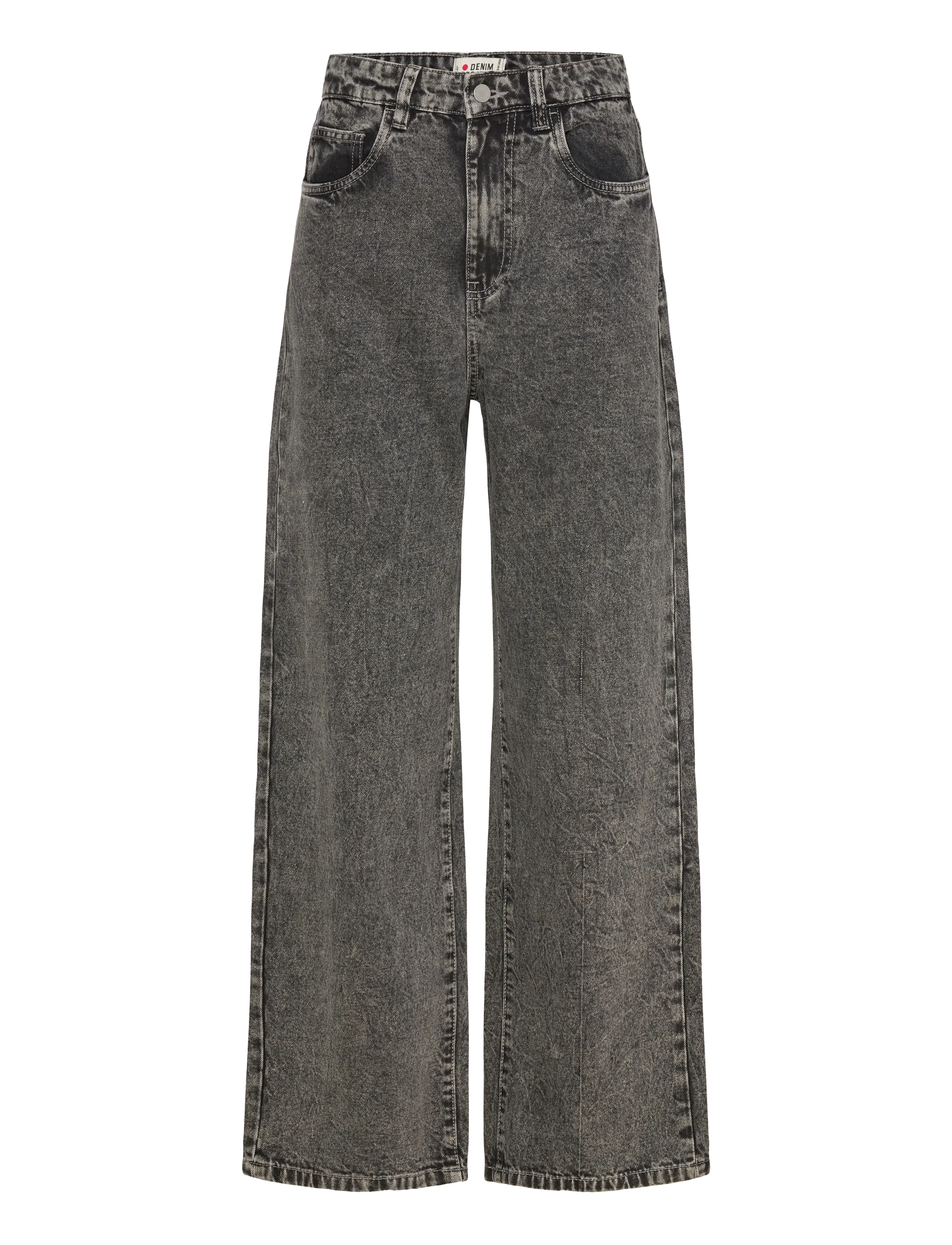 DENIM PROJECT Dpwhigh Rise Wide Jeans Grau - W28 - Damen