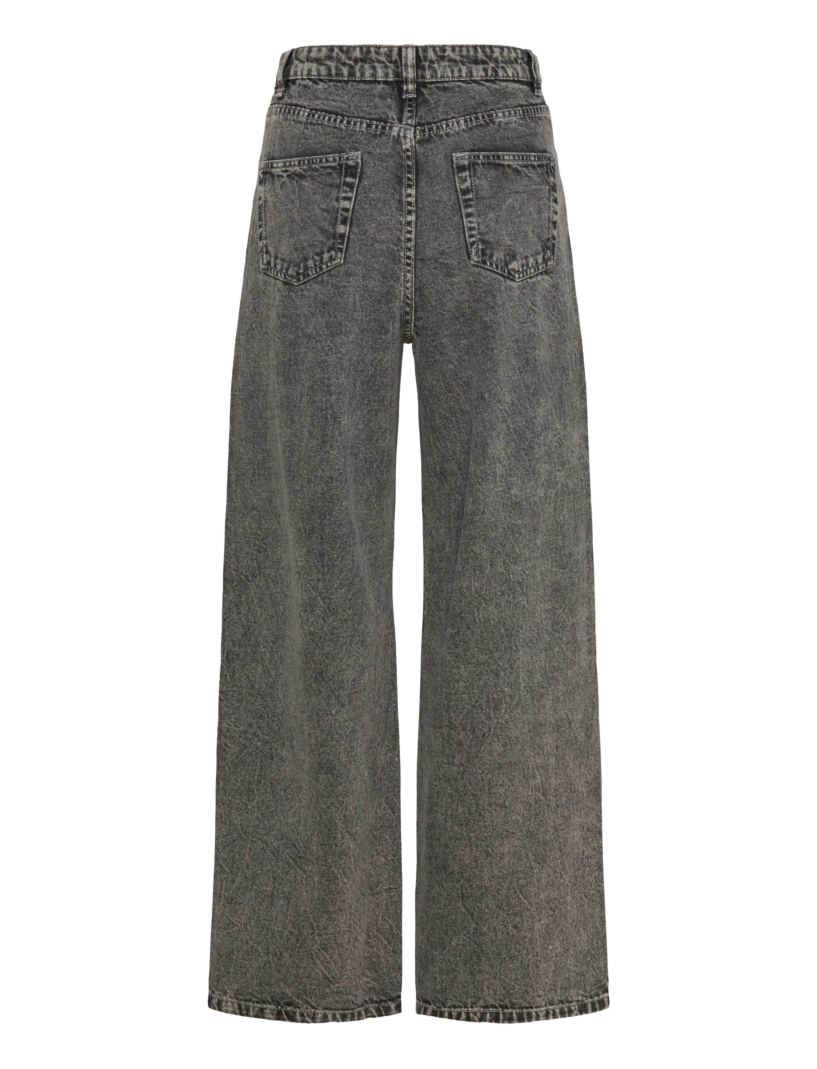 Denim Project - DPWHigh Rise Wide Jeans - laveste priser - mid grey vintage - 1