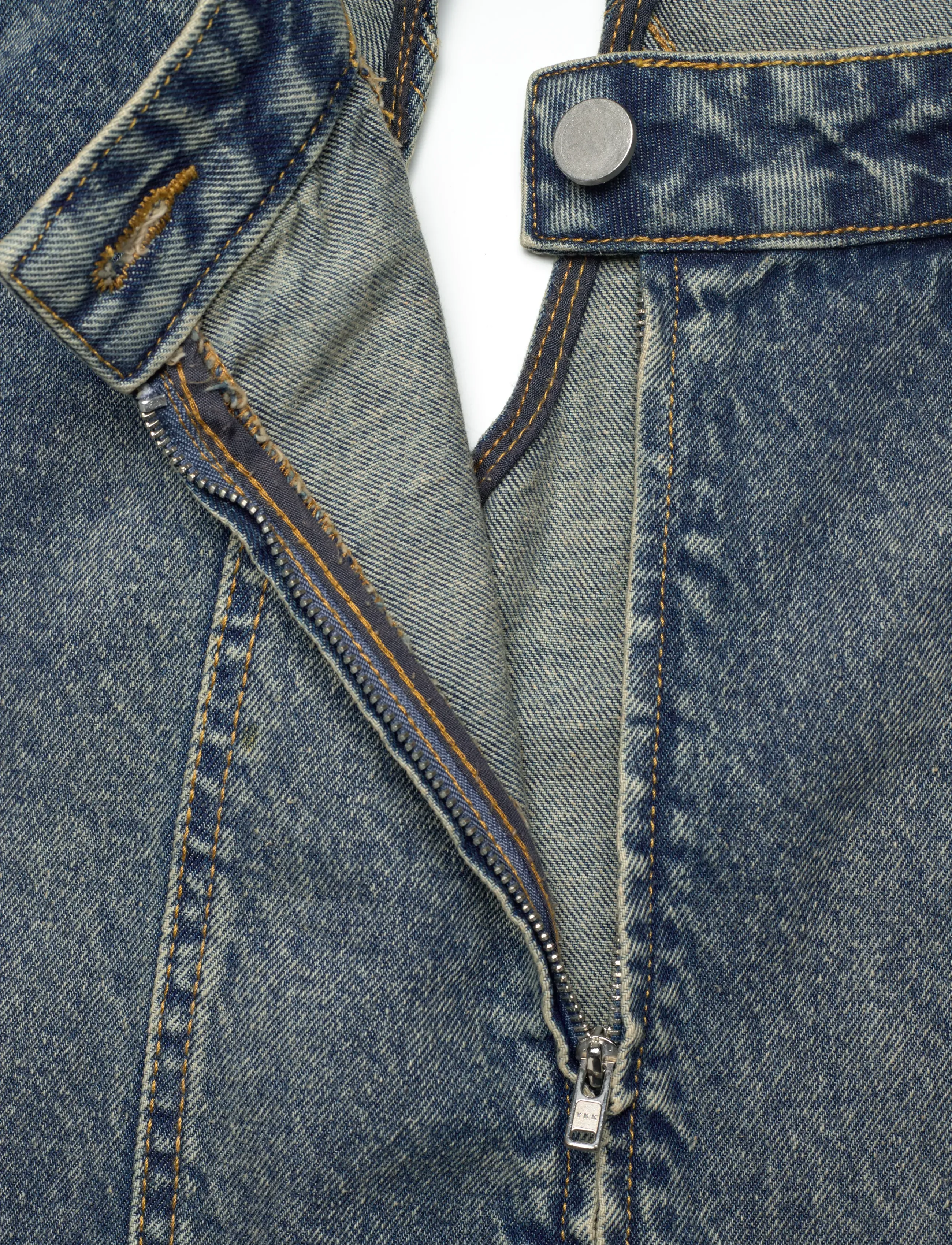 Denim Project - DPWOne Shoulder Denim Top - sleeveless tops - black/grey wash - 2