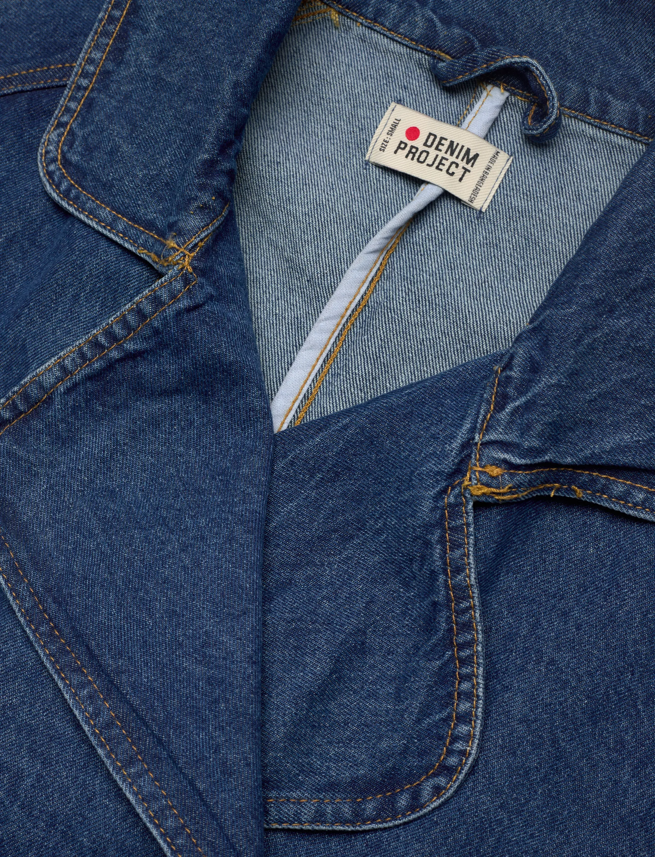 Denim Project - DPWDenim Cropped Trenchcoat - frühlingsjacken - black/grey wash - 2