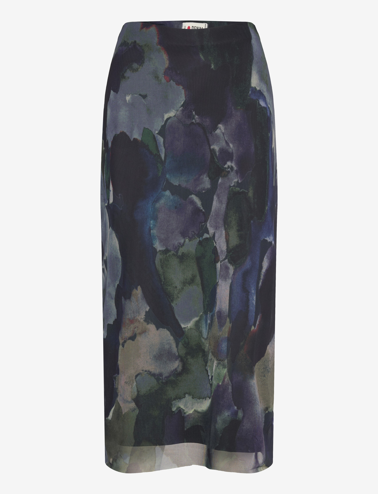 Denim Project - DPWMaxi Mesh Skirt - laveste priser - 638 paint print - 0