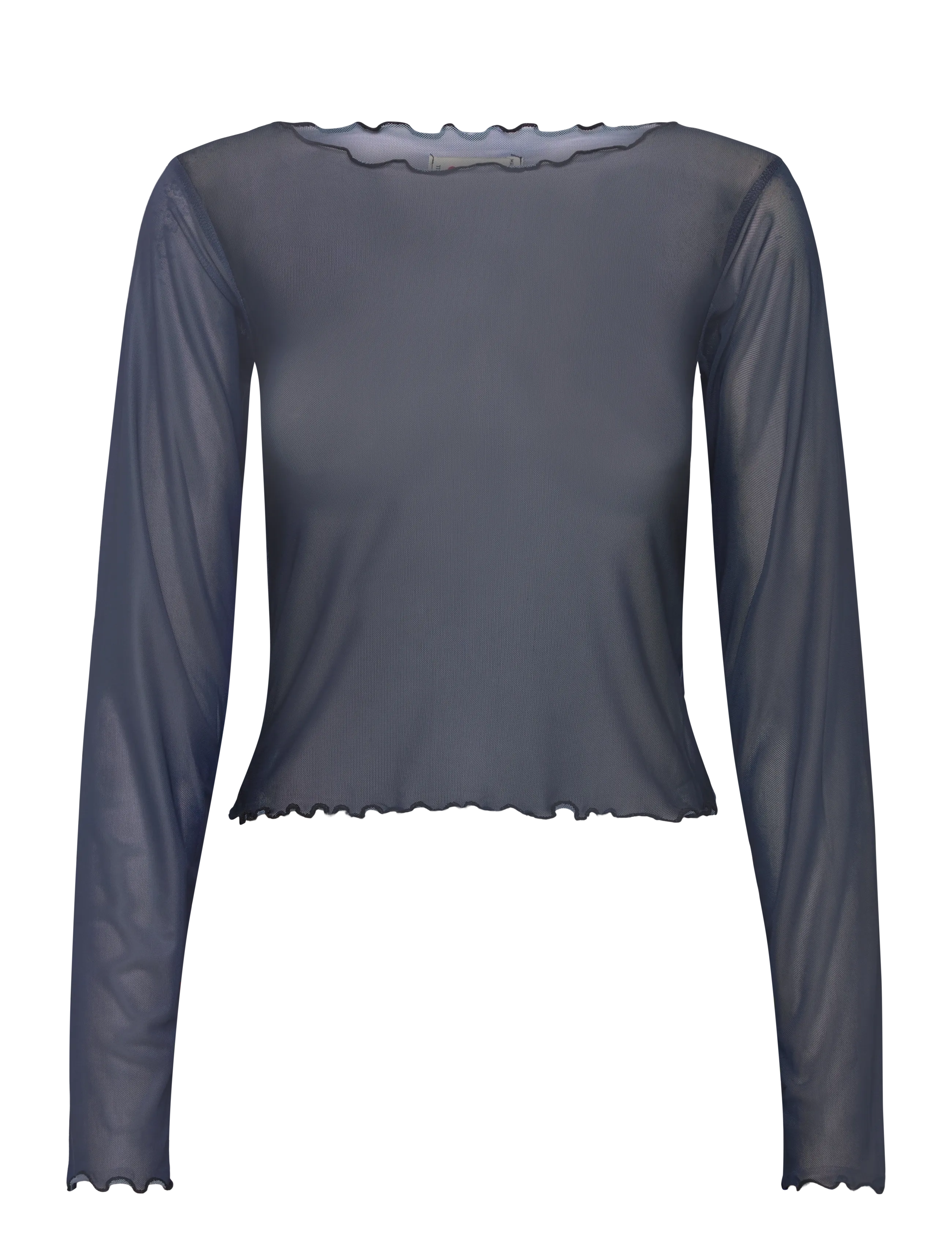 DENIM PROJECT Dpwmesh Ls Oberteil Blau - M - Damen