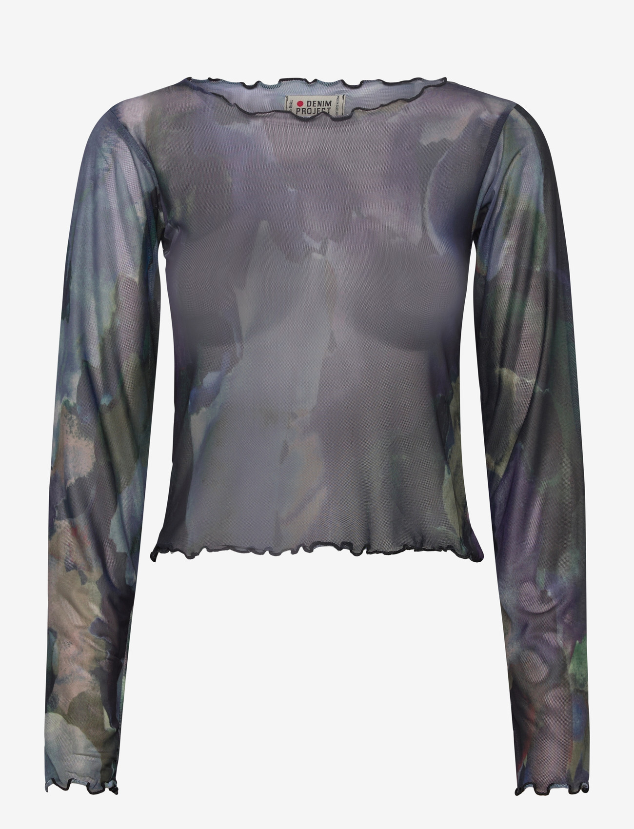 Denim Project - DPWMesh LS Top - laveste priser - 638 paint print - 0