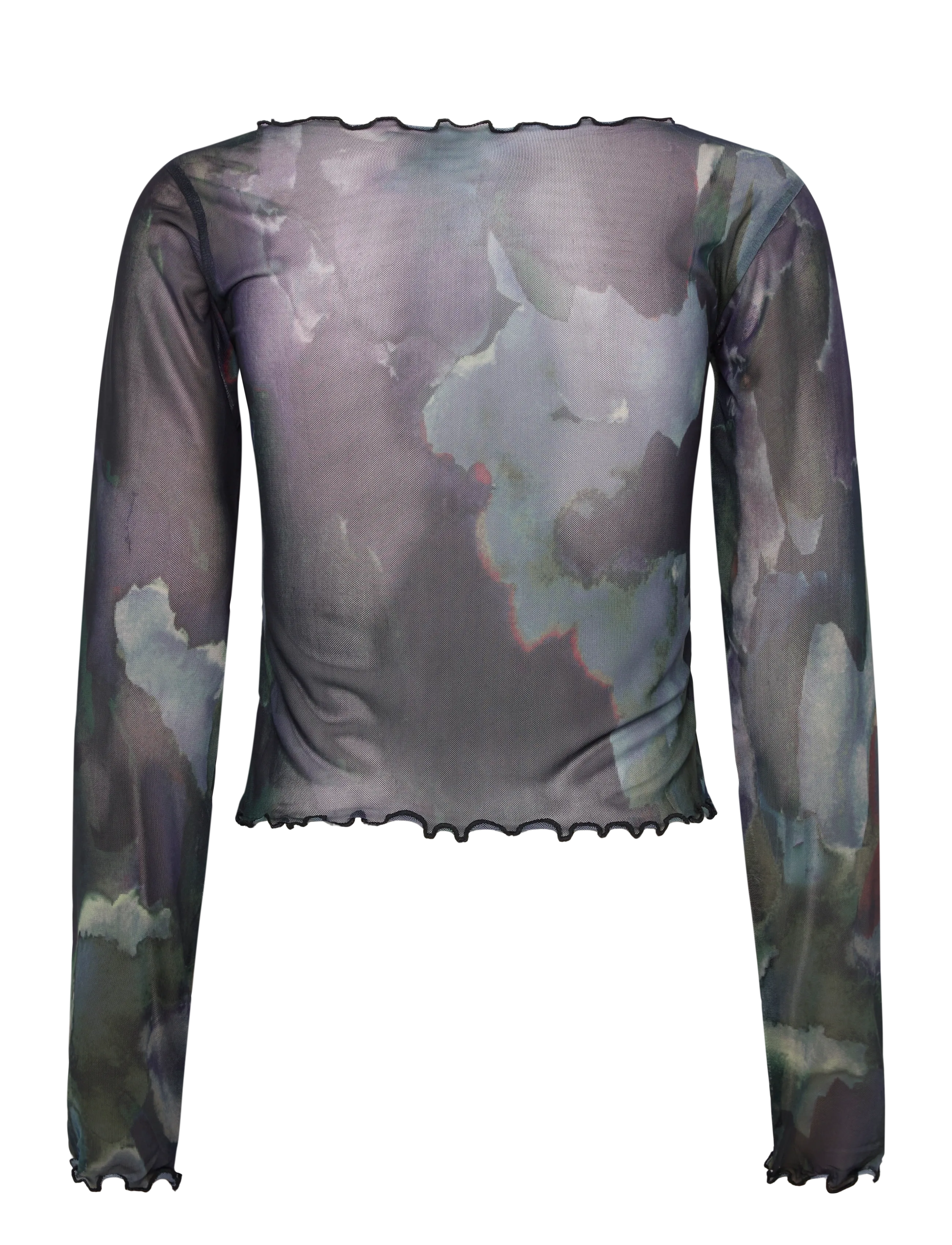 Denim Project - DPWMesh LS Top - laveste priser - 638 paint print - 1