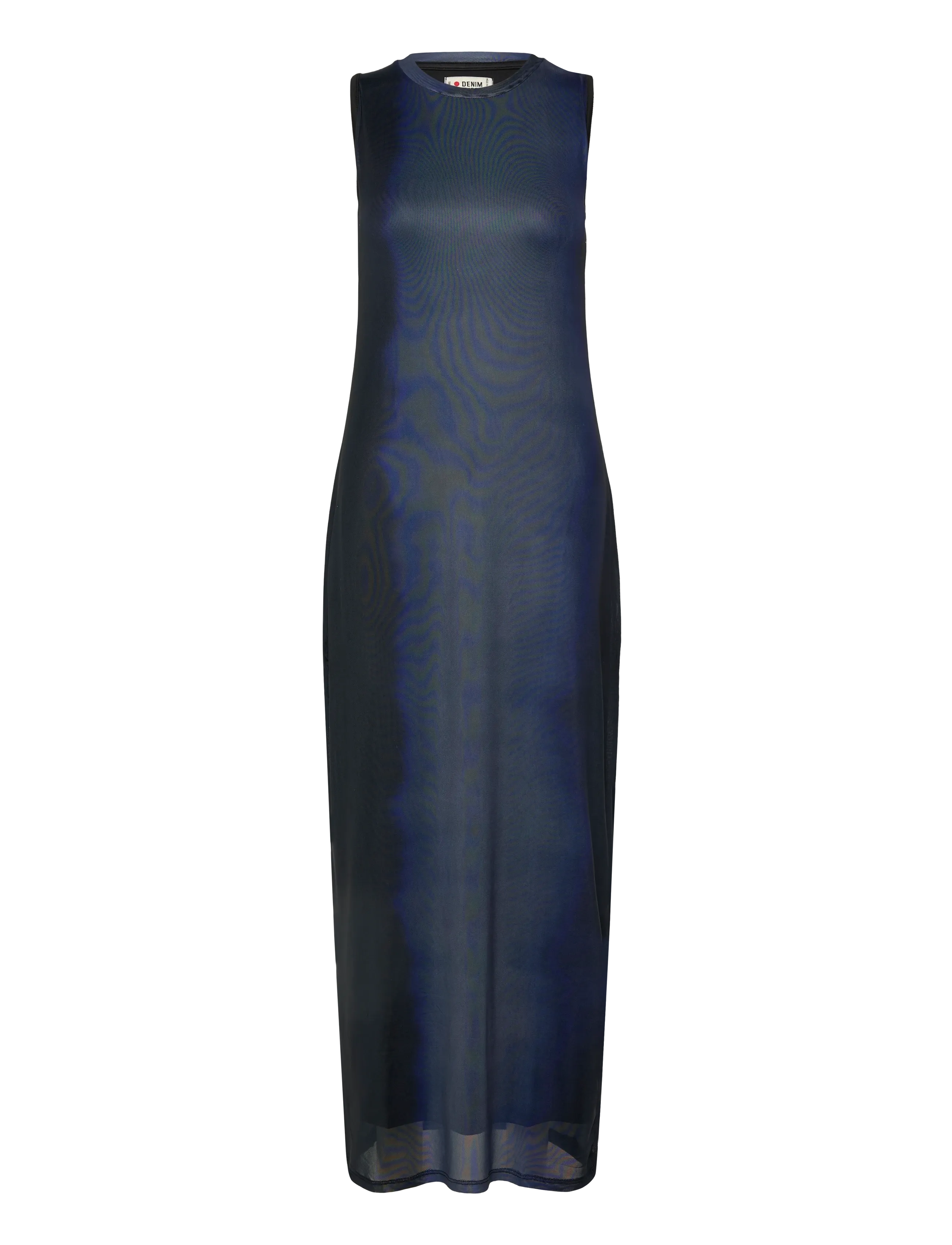 DENIM PROJECT Dpwmesh Midi Kleid Navy - M - Damen