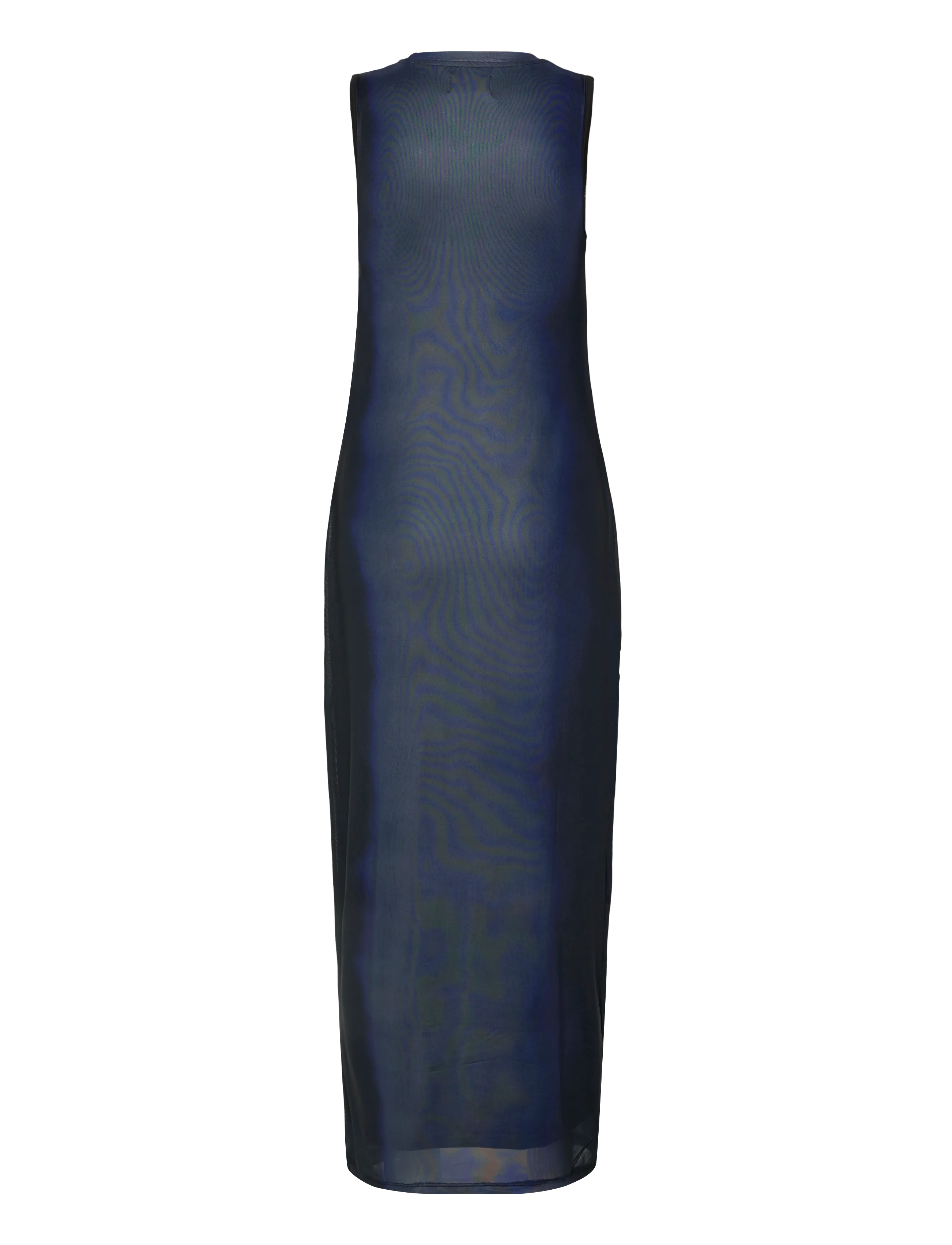 Denim Project - DPWMesh Midi Dress - stramme kjoler - 604 blue print - 1