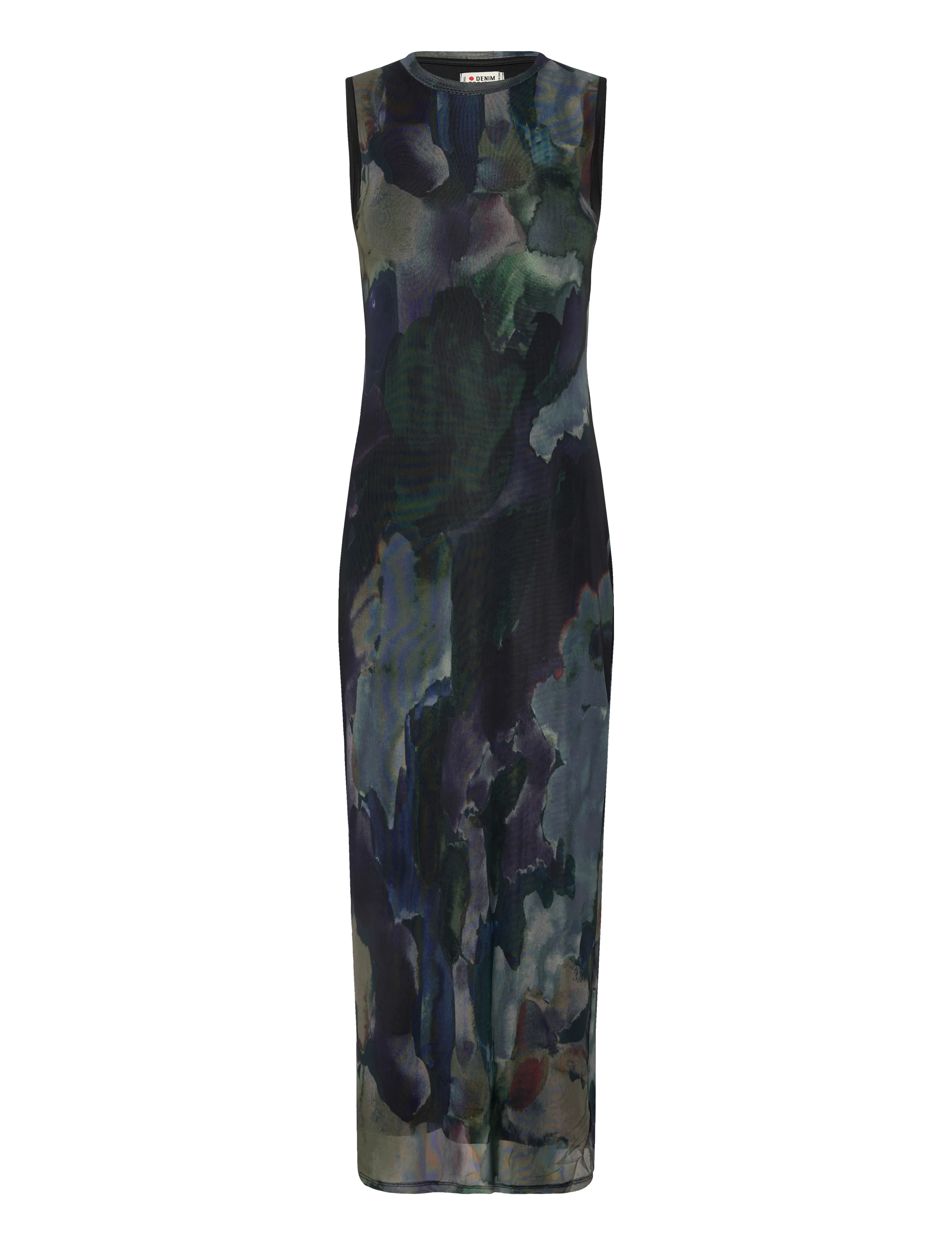 DENIM PROJECT Dpwmesh Midi Kleid Patterned - M - Damen