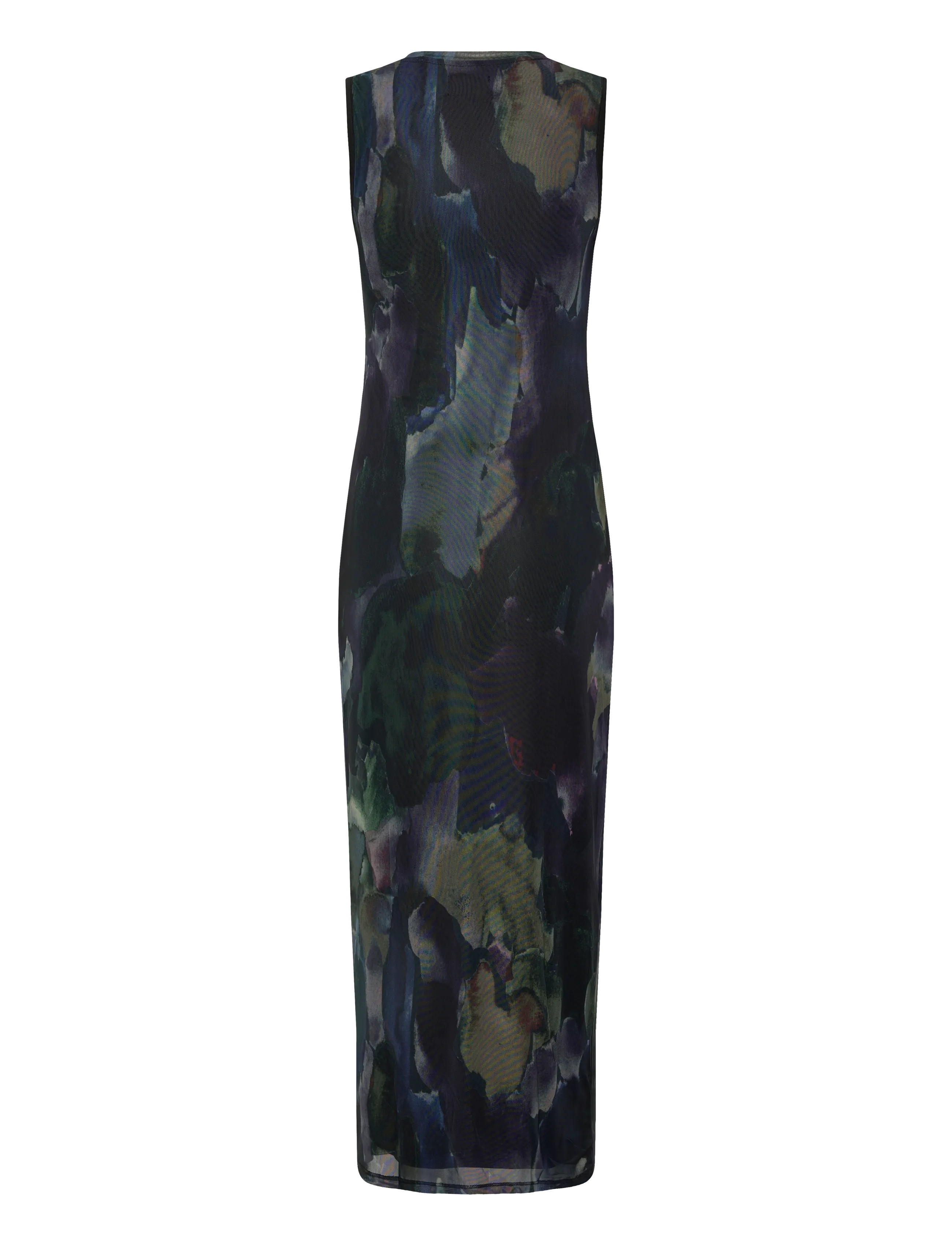 Denim Project - DPWMesh Midi Dress - stramme kjoler - 638 paint print - 1