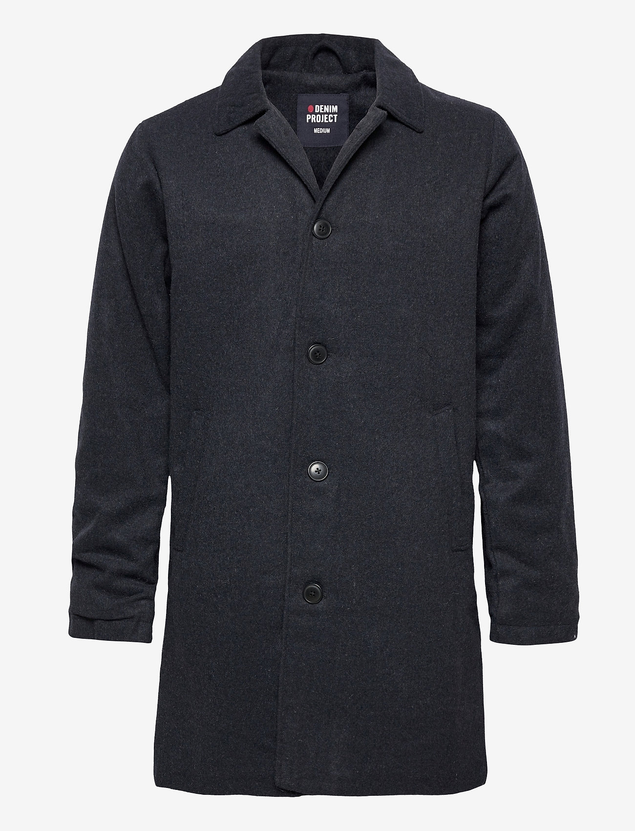 Denim project - WOOL COAT - navy melange - 0