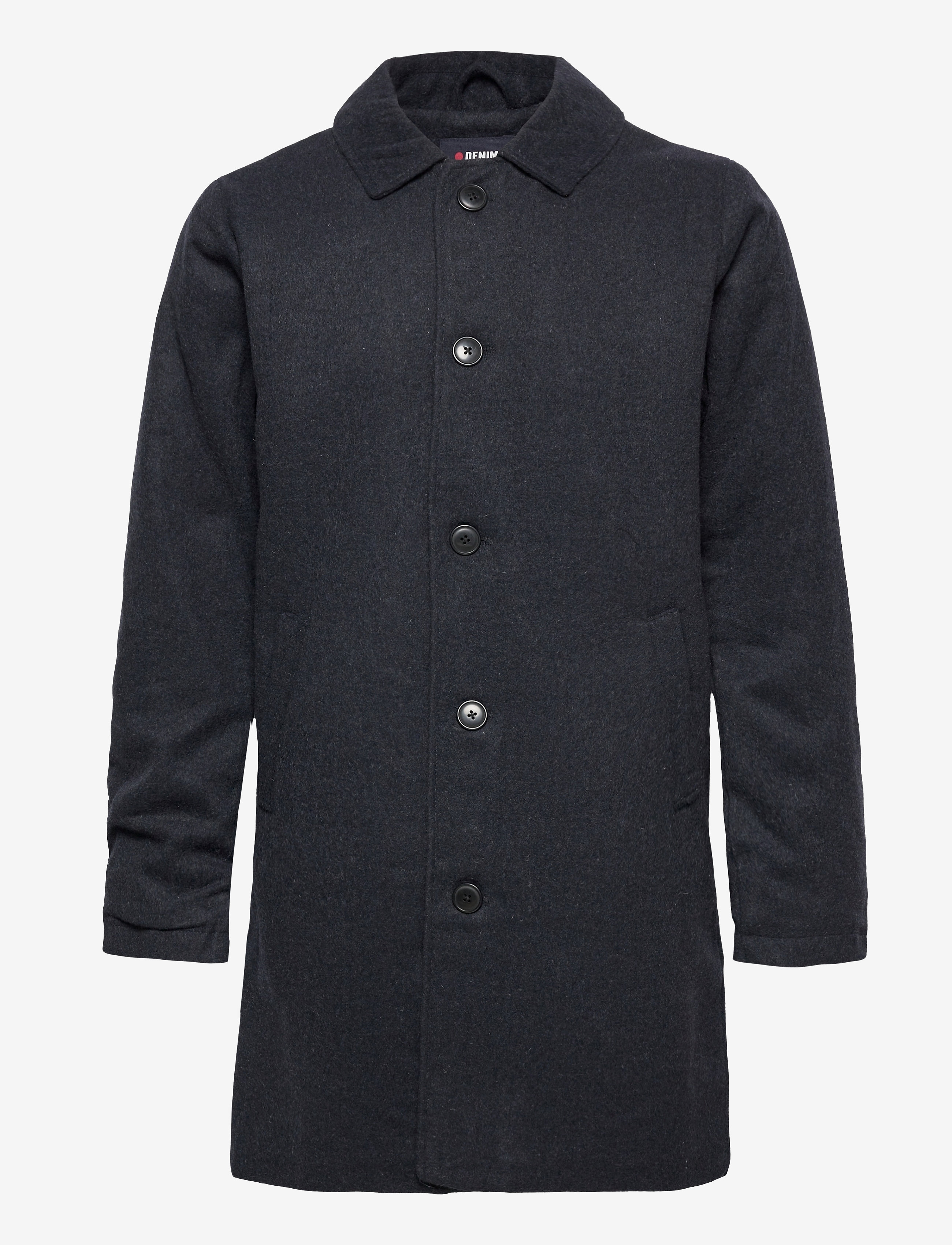 Denim project - WOOL COAT - navy melange - 1