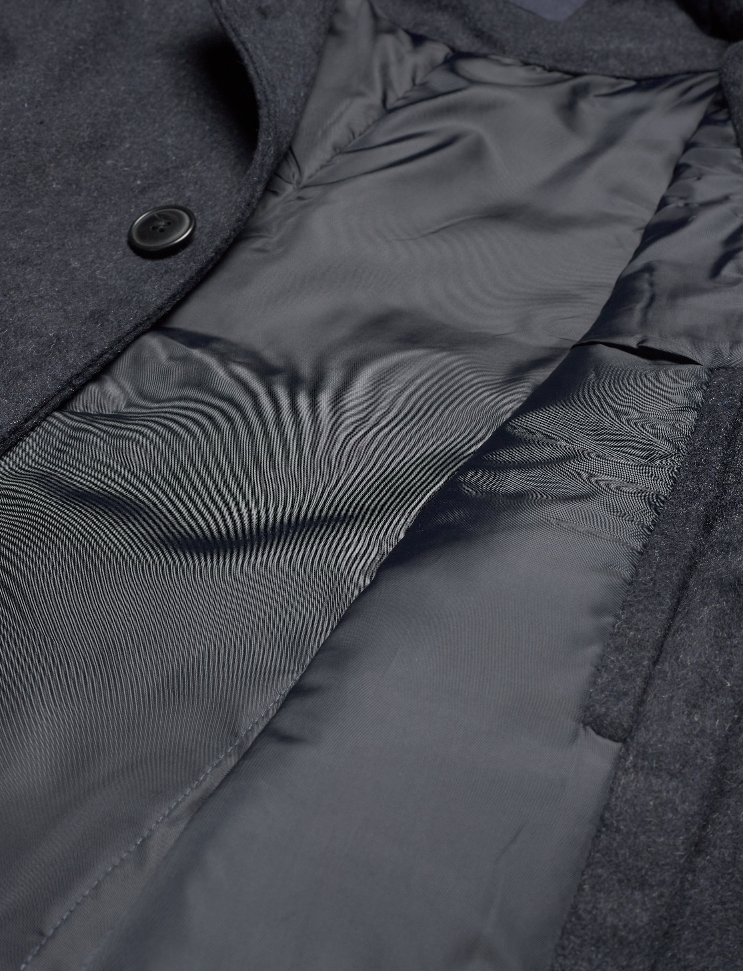 Denim project - WOOL COAT - navy melange - 5