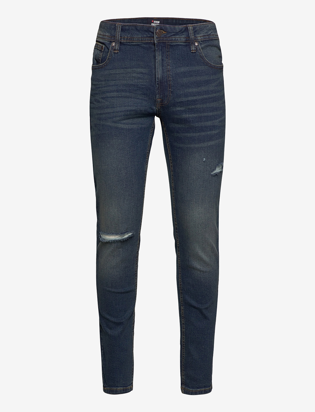 Denim Project MR. BLACK - Jeans - VINTAGE BLUE DESTROY / blue