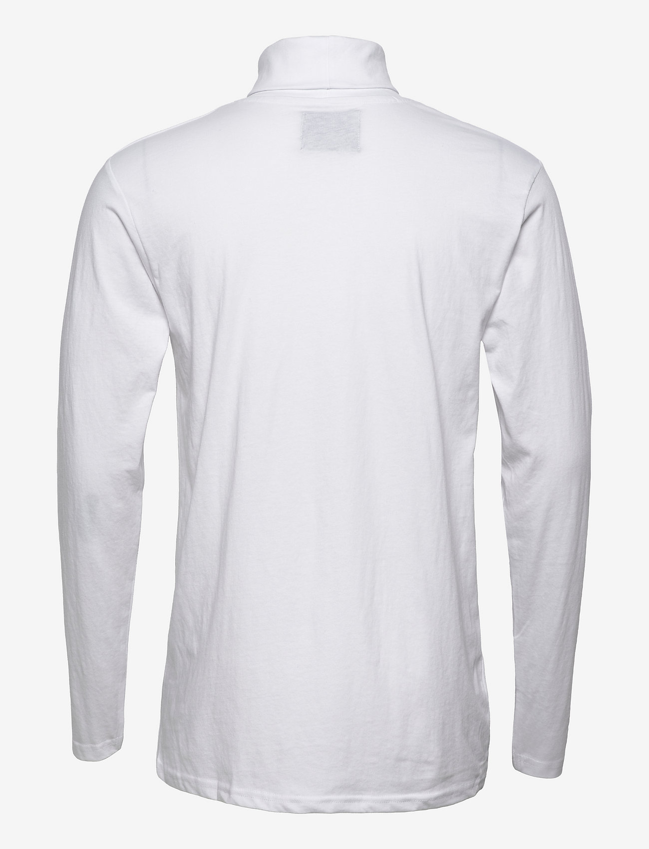 Denim project - DP Rollneck LS Tee - t-shirts à manches longues - white - 1
