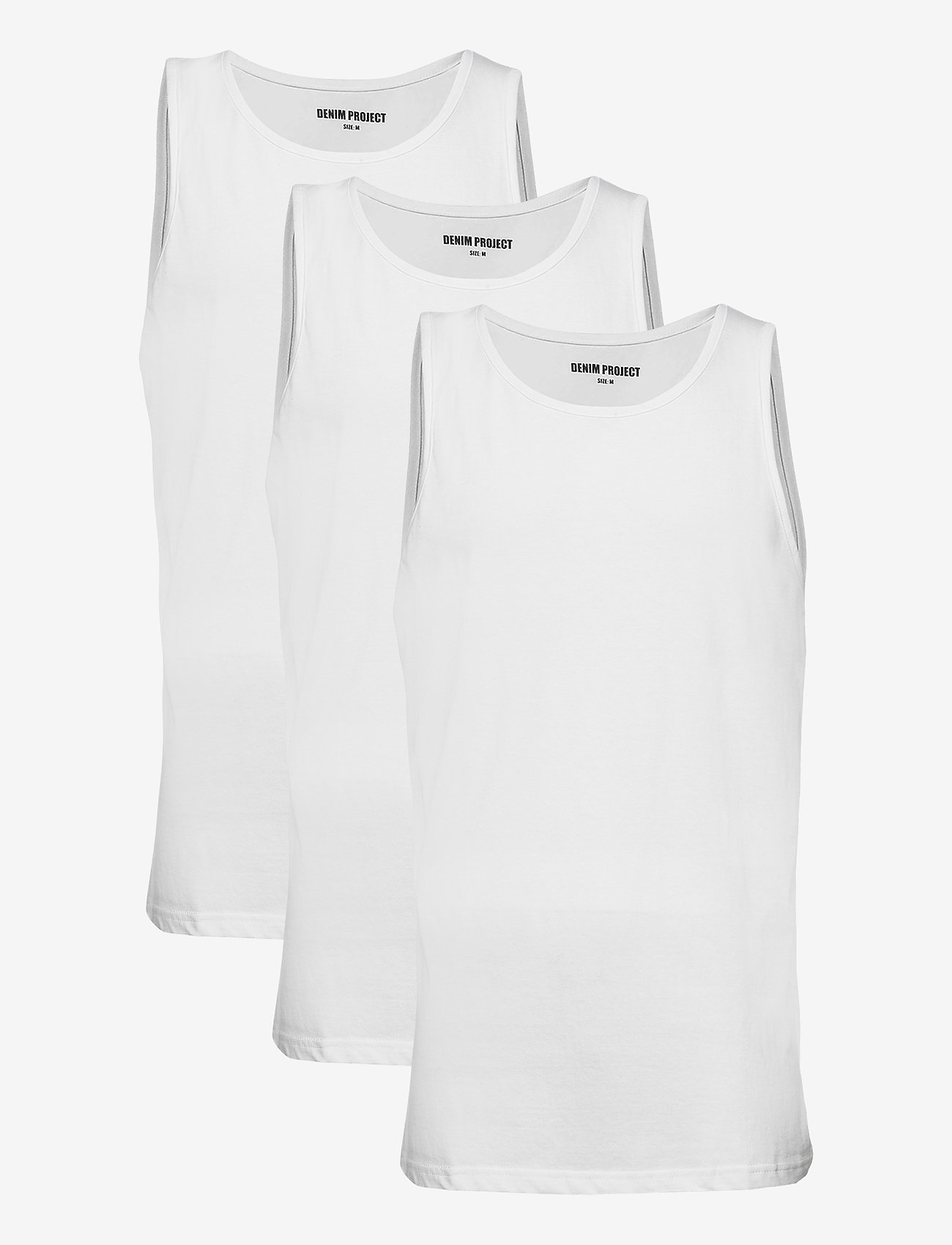 Denim Project - DP Tanktop 3 Pack - 3x white - 0
