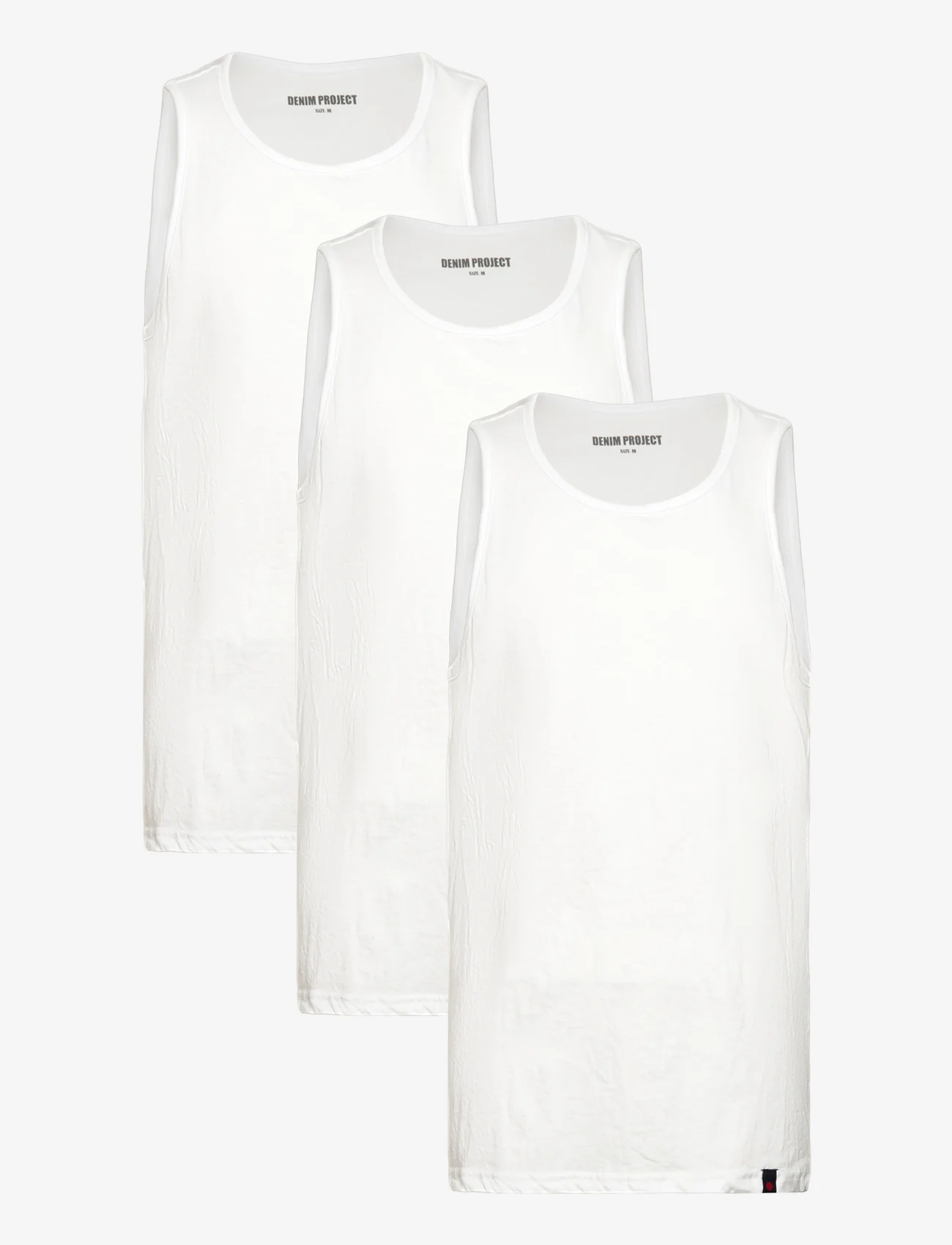 Denim project - DP Tanktop 3 Pack - lowest prices - white - 0