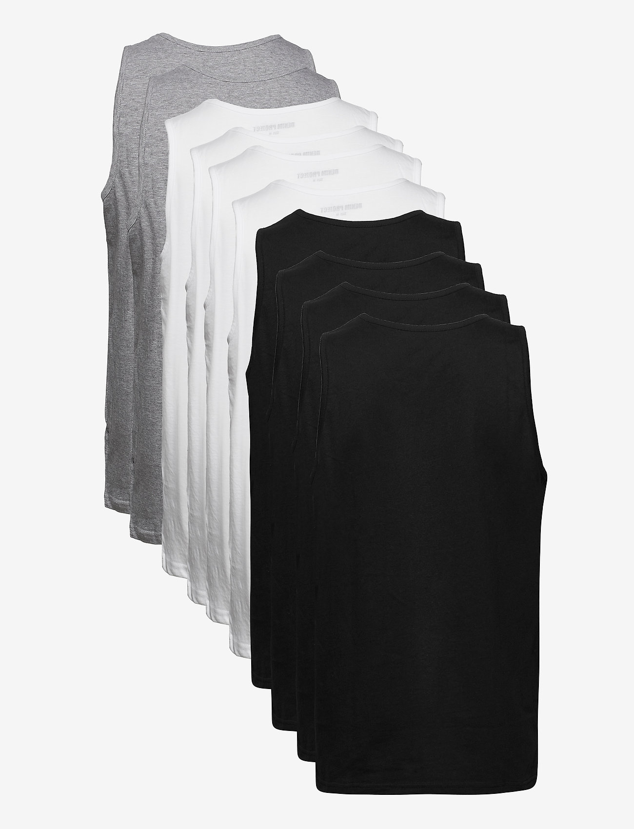 Denim project - DP Tanktop 10 Pack - 4xblack 4xwhite 2xlgm - 1