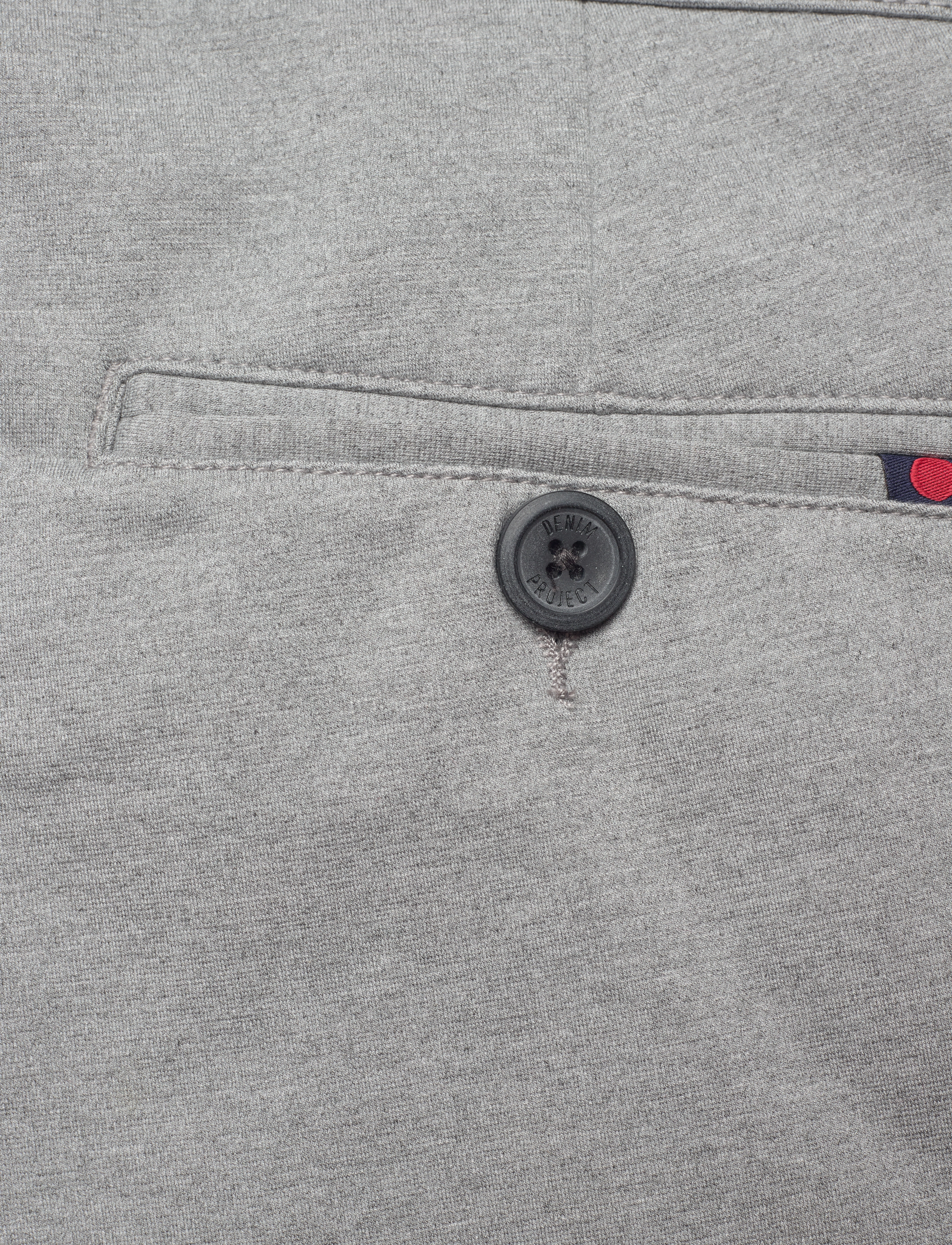 Denim Project - DP Ponte Shorts - lägsta priserna - 133 medium grey melange - 4