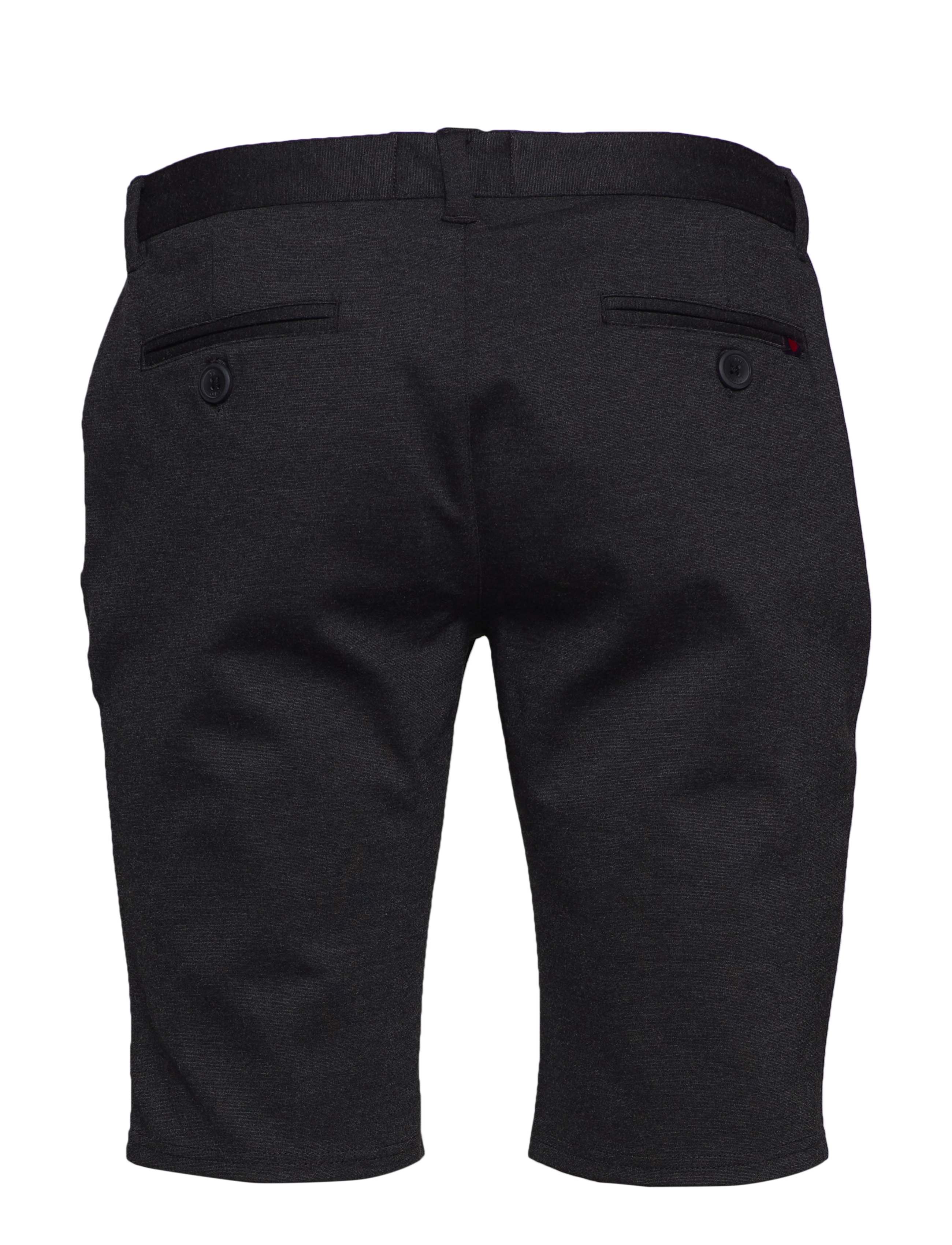 Denim Project - DP Ponte Shorts - lägsta priserna - dark grey melange - 1