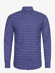 Denim project - DPNEW CHECK SHIRT - rutiga skjortor - maroon check - 0