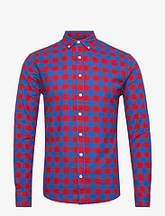 Denim project - DPNEW CHECK SHIRT - rutiga skjortor - red/navy check - 0