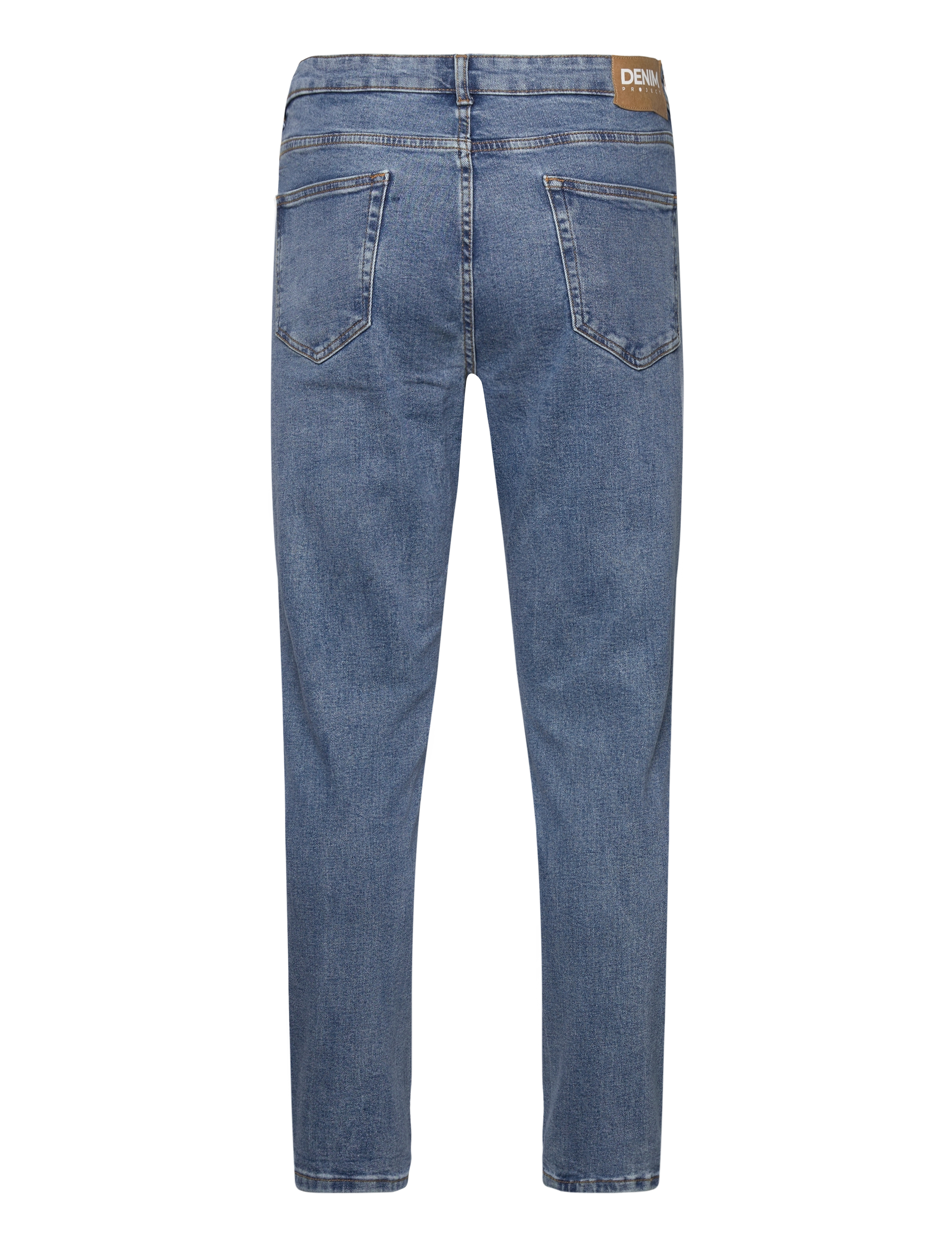 Denim Project - DPRecycled Loose Jeans - bikses & džinsa bikses - medium stone wash - 1