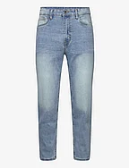 DPRECYCLED CARROT JEANS - LIGHT STONE WASH