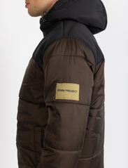 Denim project - NEW SOHEL HOOD JACKET - winter jackets - 488 demitasse brown - 5