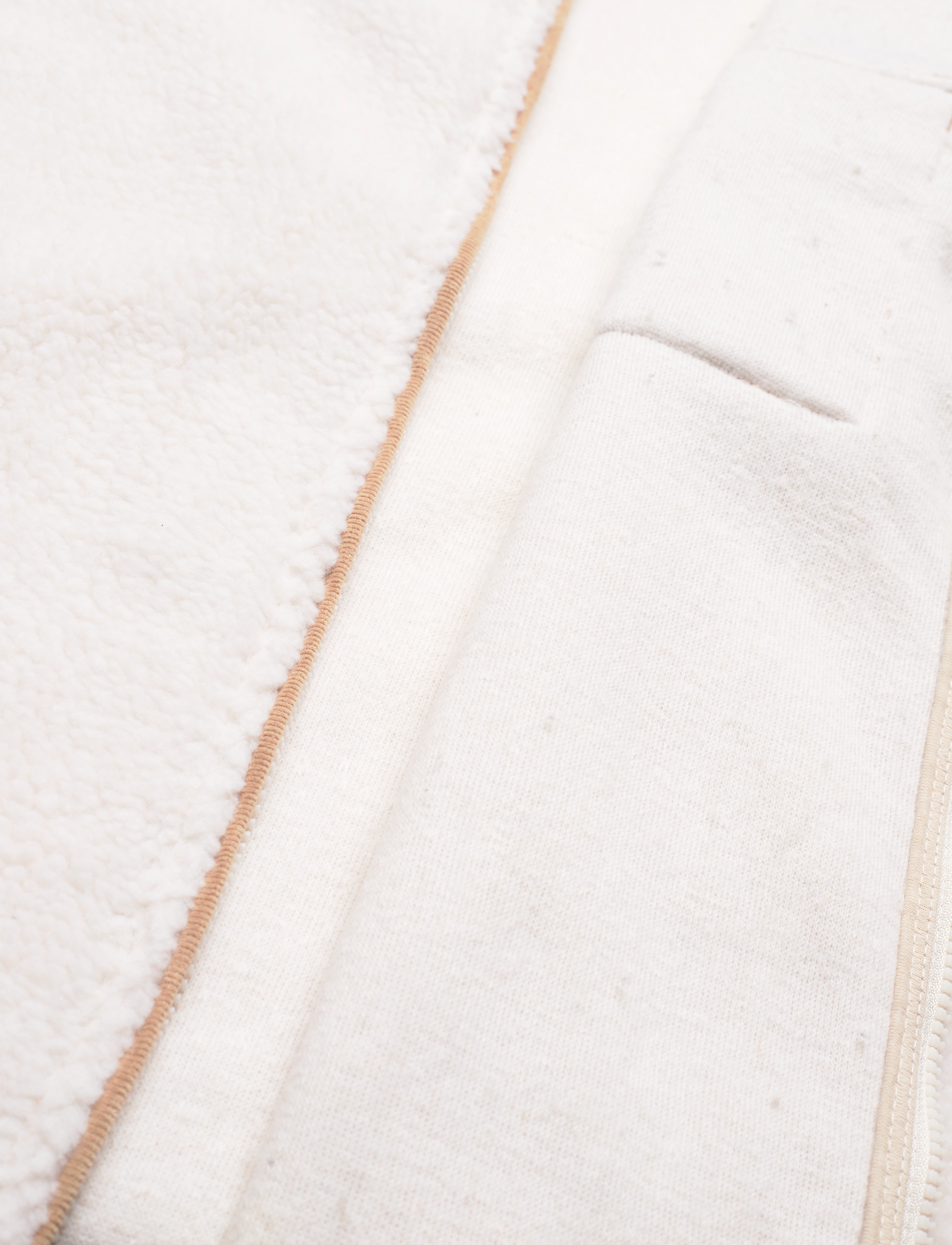 Denim Project - DPCord Detail Teddy Jacket - offwhite jet stream - 4