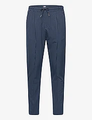 Denim project - DPPinstripe Seam Detail Pants - casual - blue/ light blue pinstripe - 0
