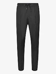 Denim project - DPPinstripe Seam Detail Pants - laveste priser - black/grey pinstripe - 0