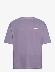 Denim project - DPSignature Print T-Shirt - laveste priser - cadet purple - 0