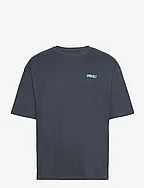 DPSignature Print T-Shirt - CARBON BLUE