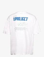 Denim project - DPSignature Print T-Shirt - alhaisimmat hinnat - optic white - 2