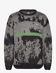 DPKnitted Camo Stripe Sweater, Denim project