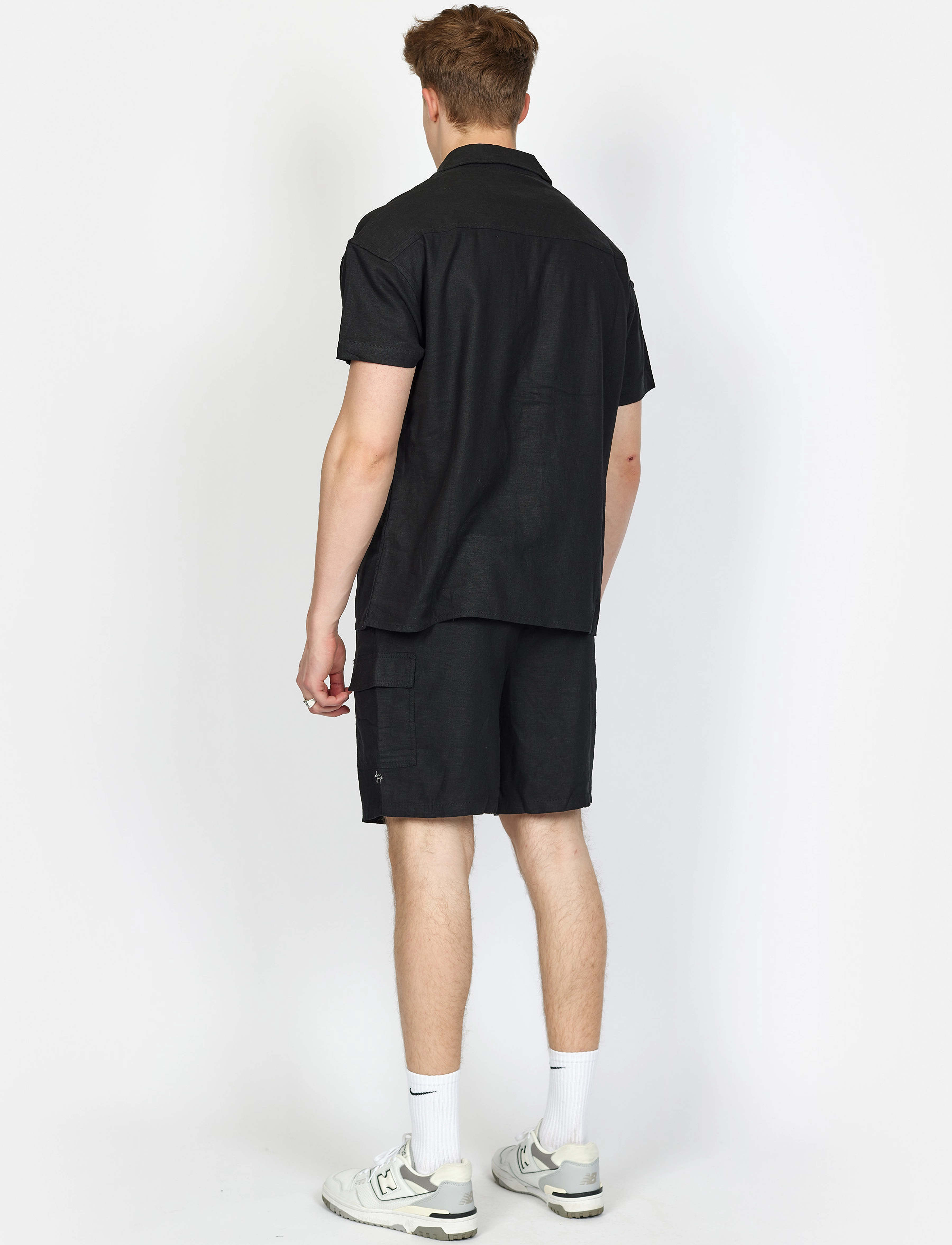 Denim Project - DP Linen Blend Shirt - black - 4