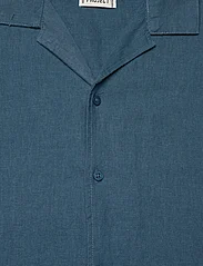 Denim project - DPLinen Blend Shirt - mažiausios kainos - indian teal - 2