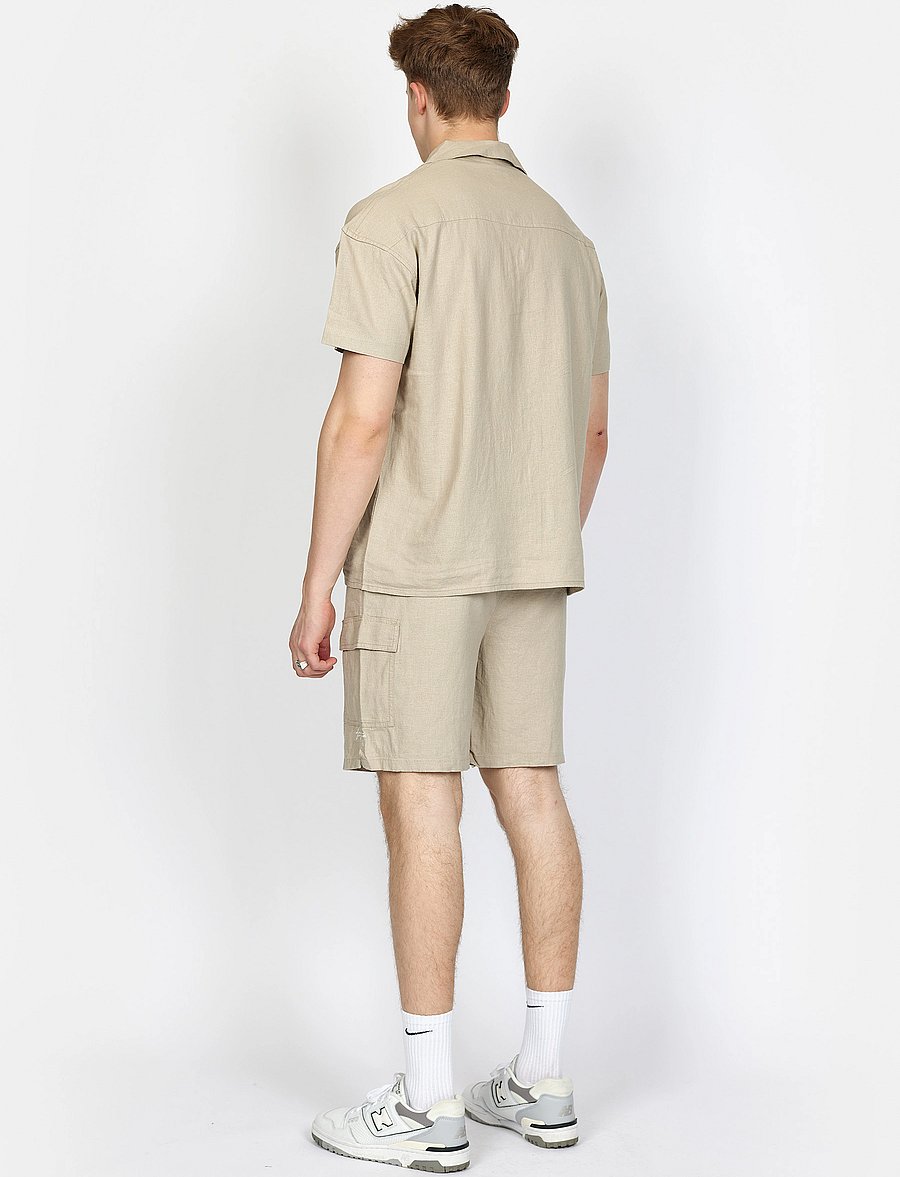 Denim Project - DP Linen Blend Shirt - roasted cashew - 4