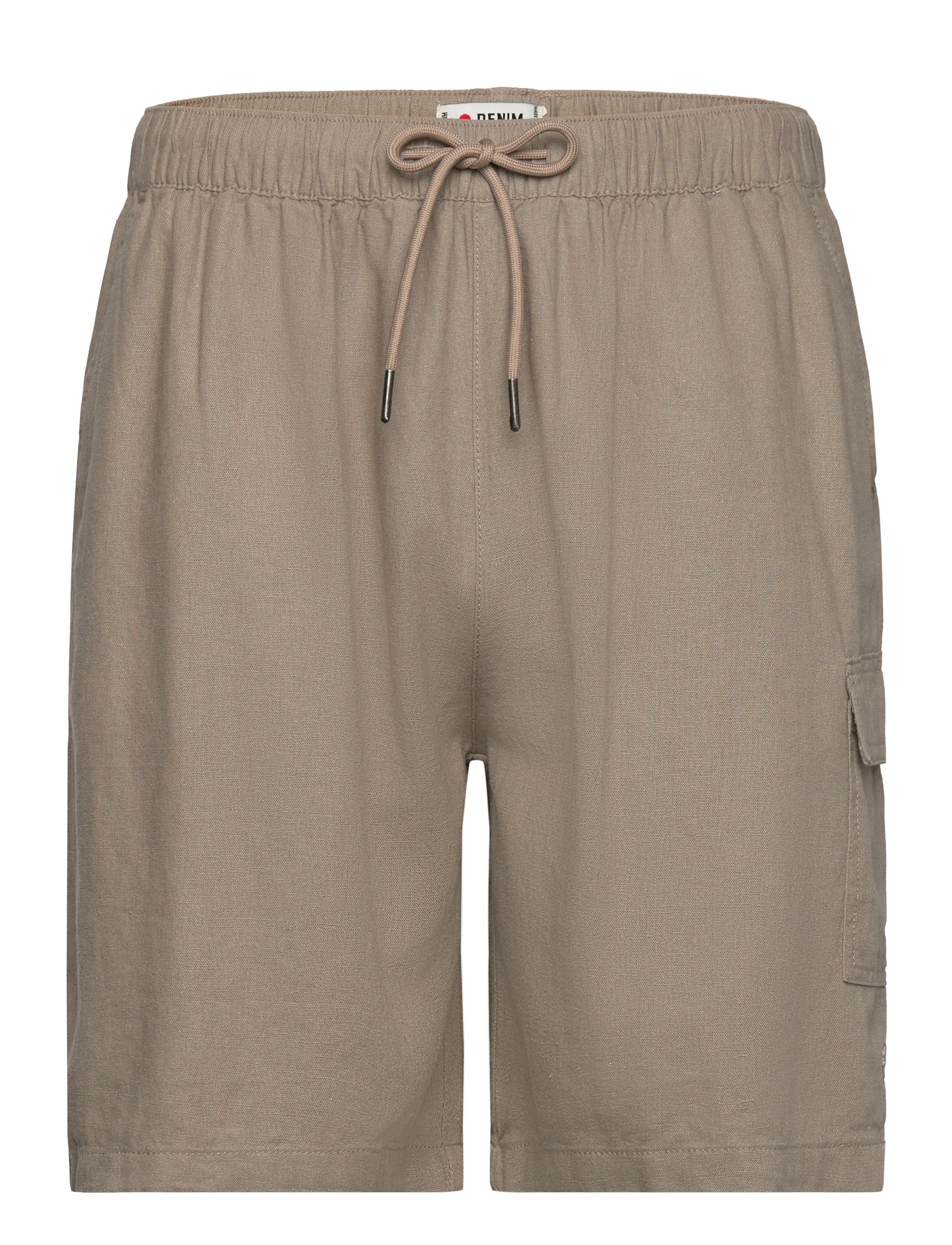 DPLinen Blend Pocket Shorts - ROASTED CASHEW