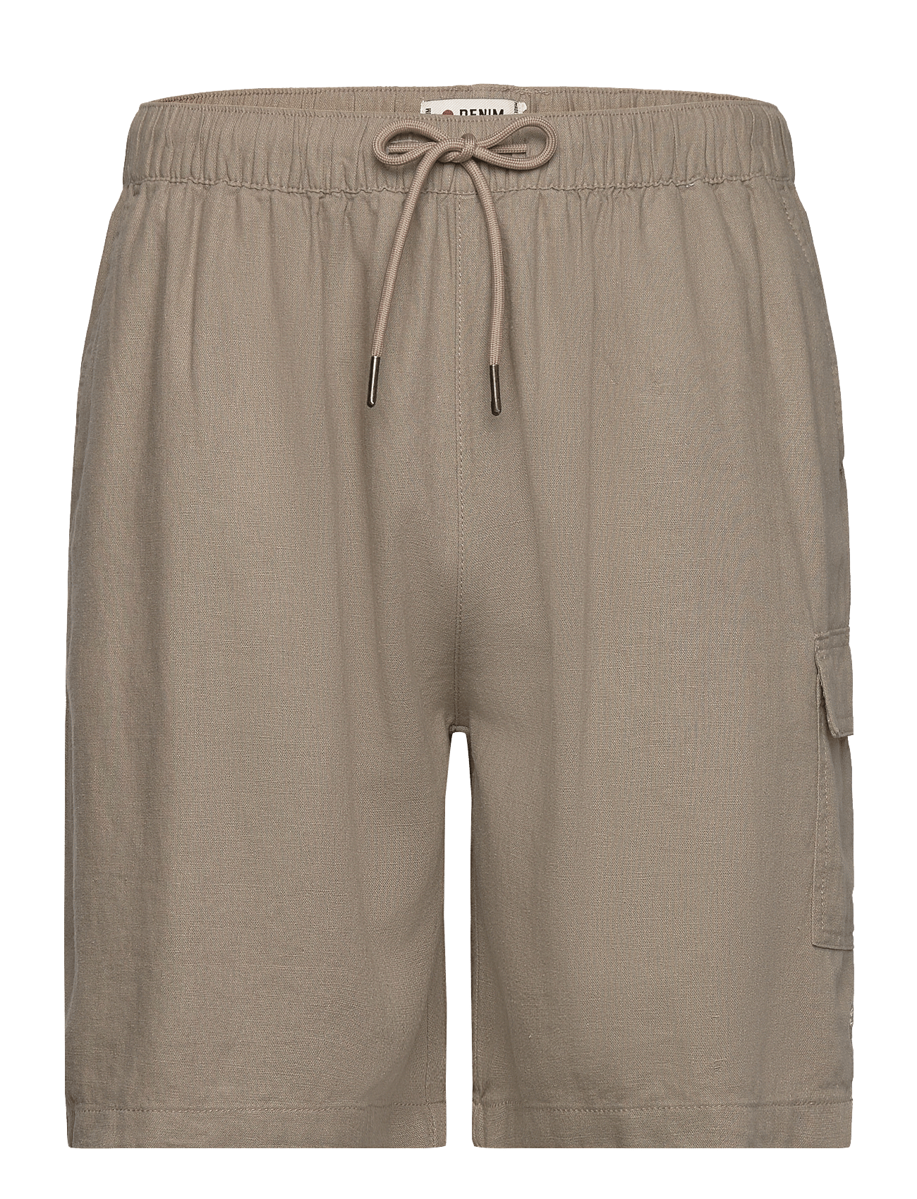 DPLinen Blend Pocket Shorts - ROASTED CASHEW