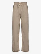 DPBaggy Linen Blend Pants - ROASTED CASHEW