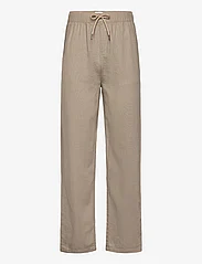 Denim project - DPBaggy Linen Blend Pants - linen trousers - roasted cashew - 0