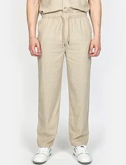 Denim project - DPBaggy Linen Blend Pants - linen trousers - roasted cashew - 5