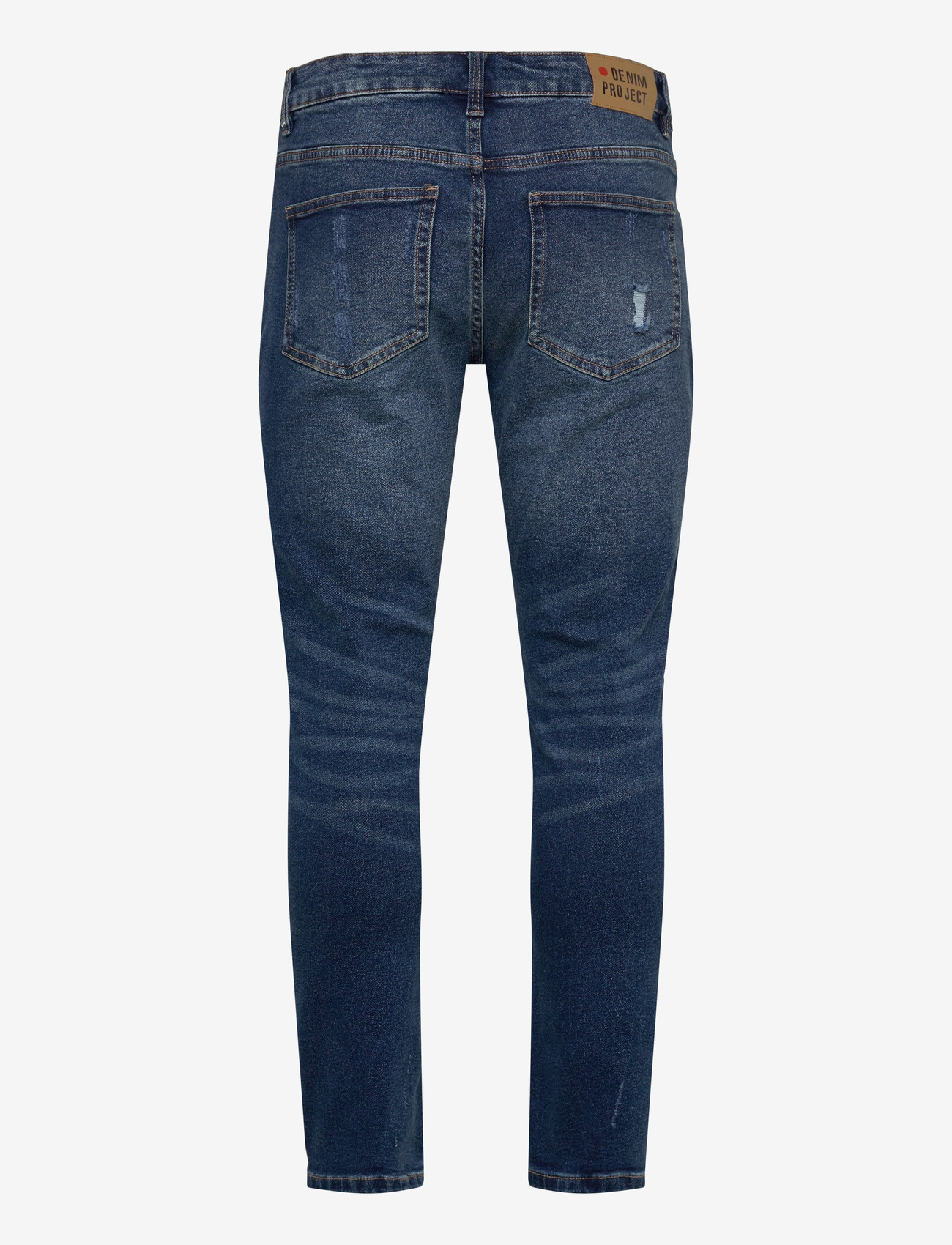 Denim Project - DP MR. RED DESTROY - bukser & jeans - 076 dark blue destroy l30 - 2
